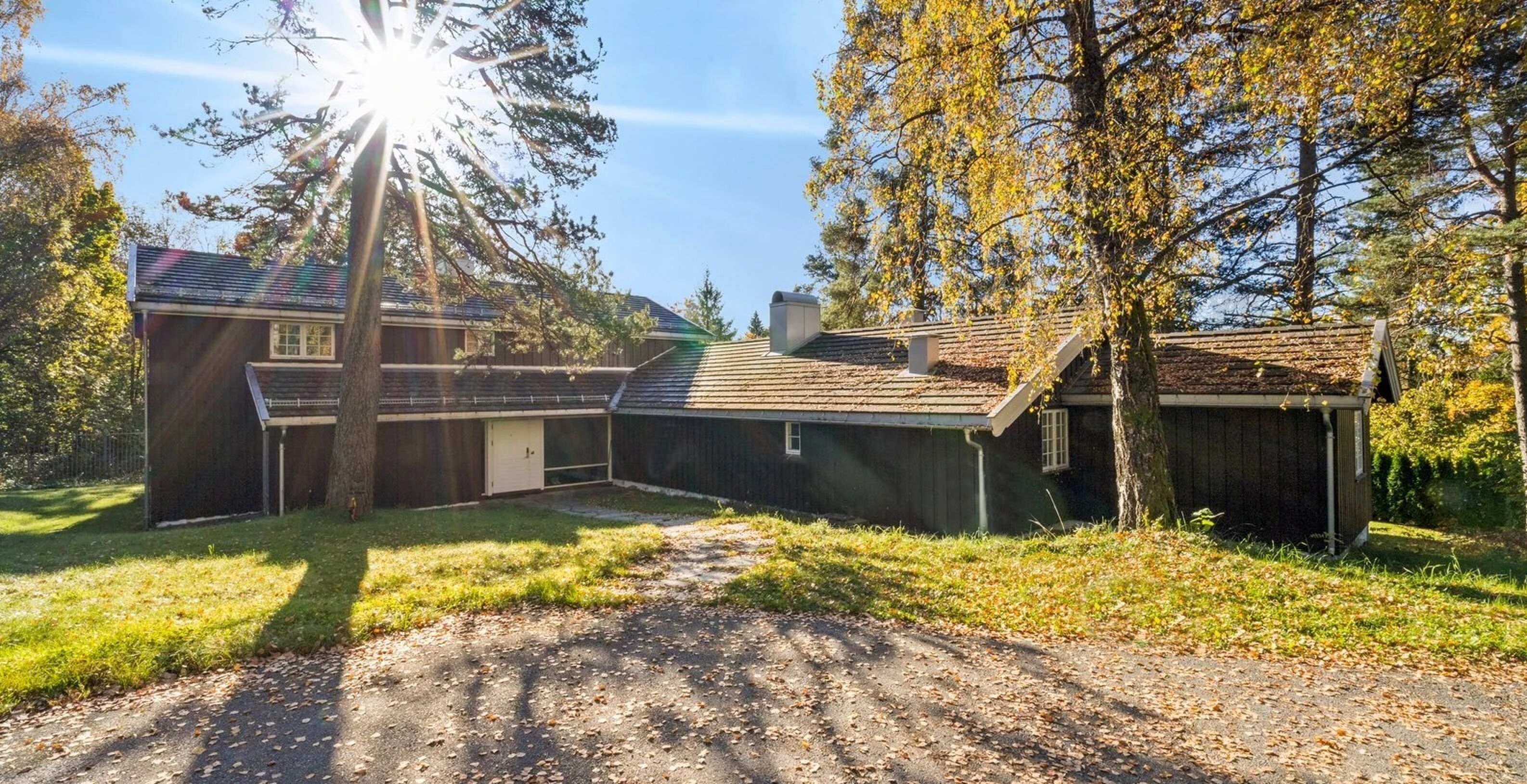 De woning van de Noorse prinses Märtha Louise net buiten Oslo