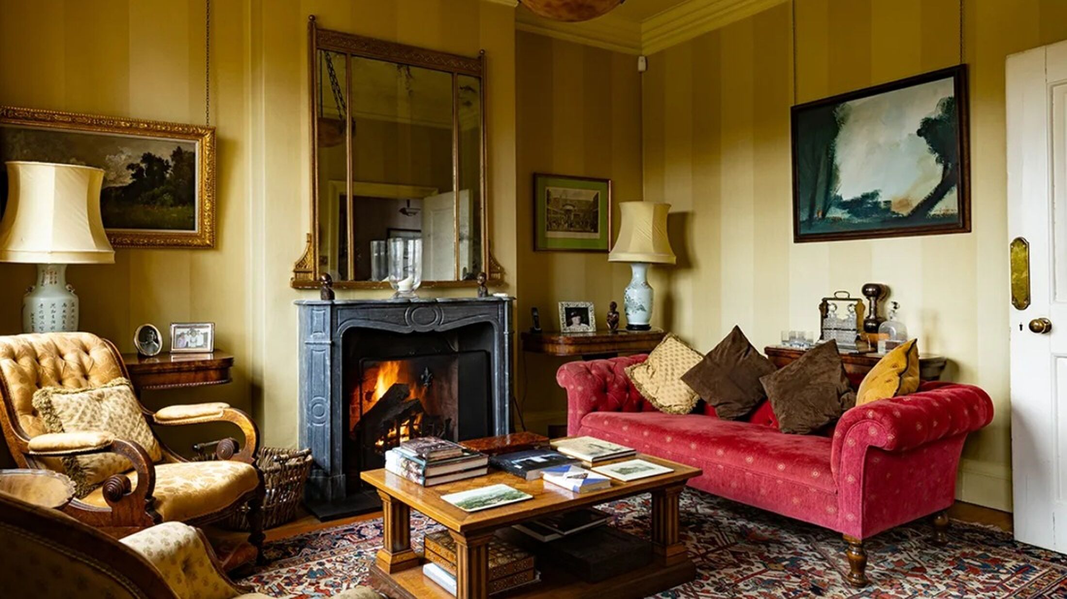 Het klassieke landhuis in kwestie