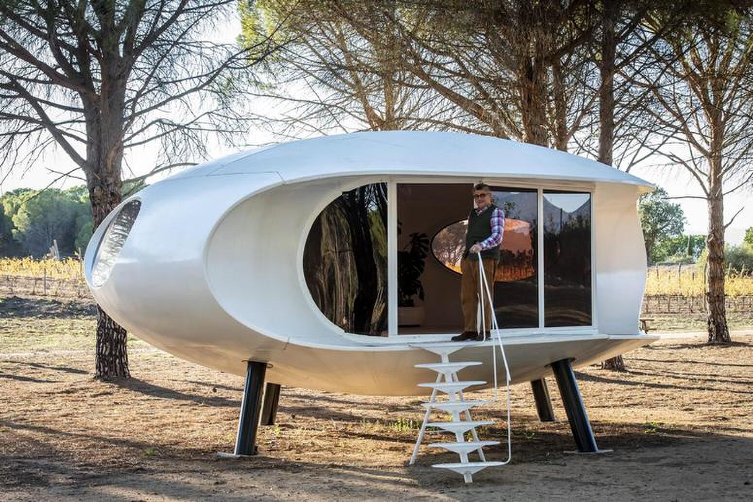 Het desbetreffende ufo-huis van Brad Pitt