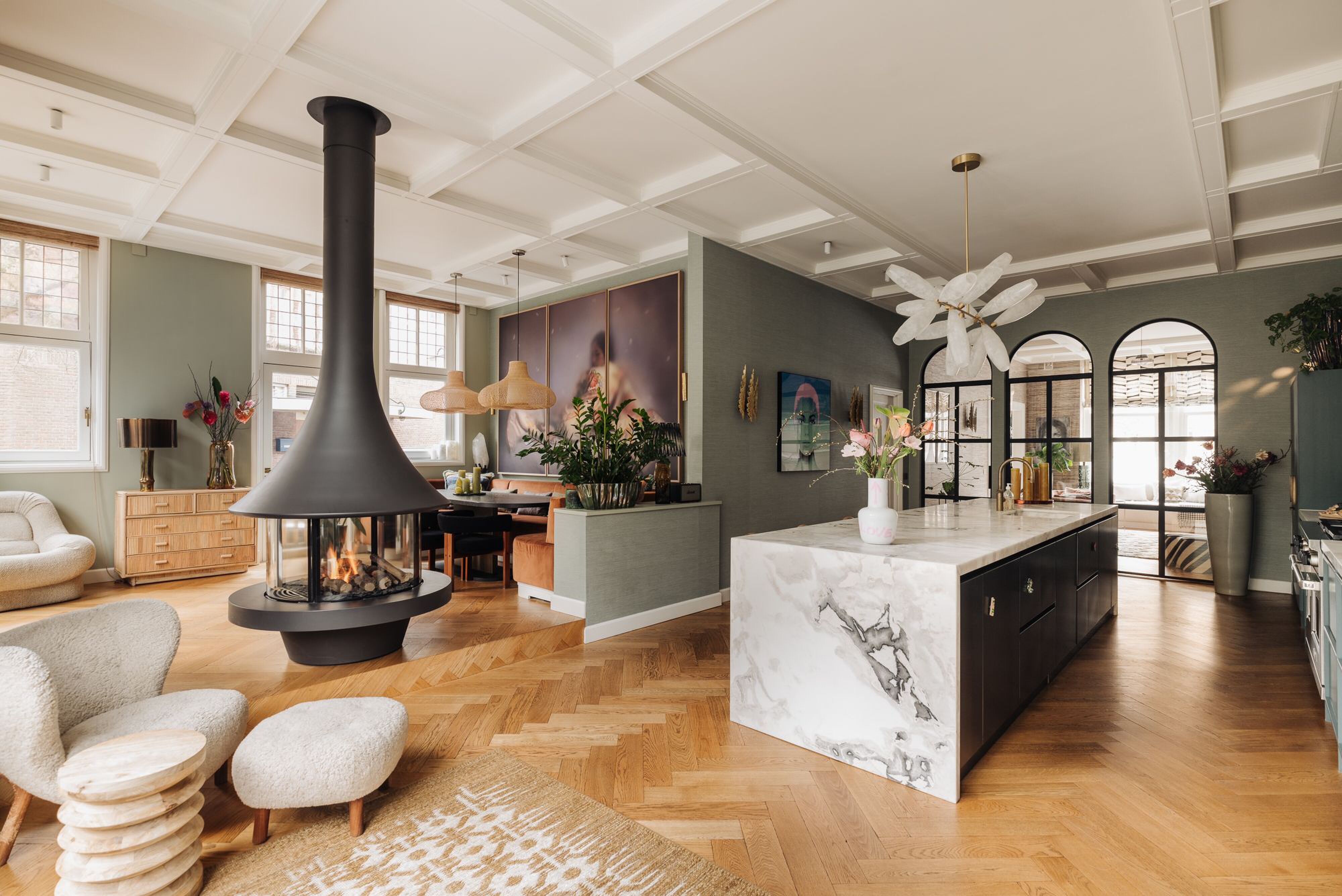 De villa van ondernemer en Dragons Den-prominent Bas Witvoet aan het Vondelpark in Amsterdam
