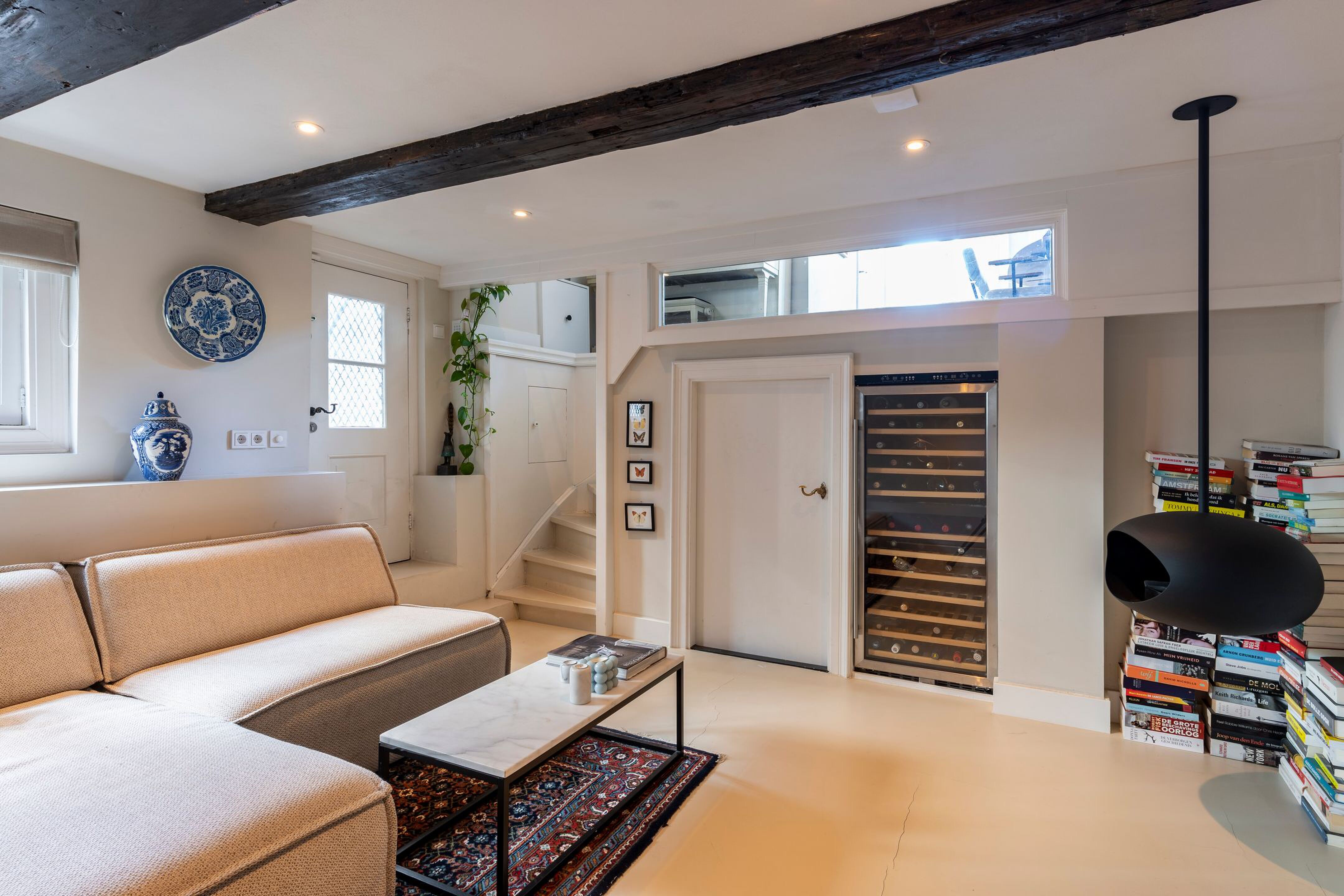 De woning van Lex Uiting in de Jordaan in Amsterdam