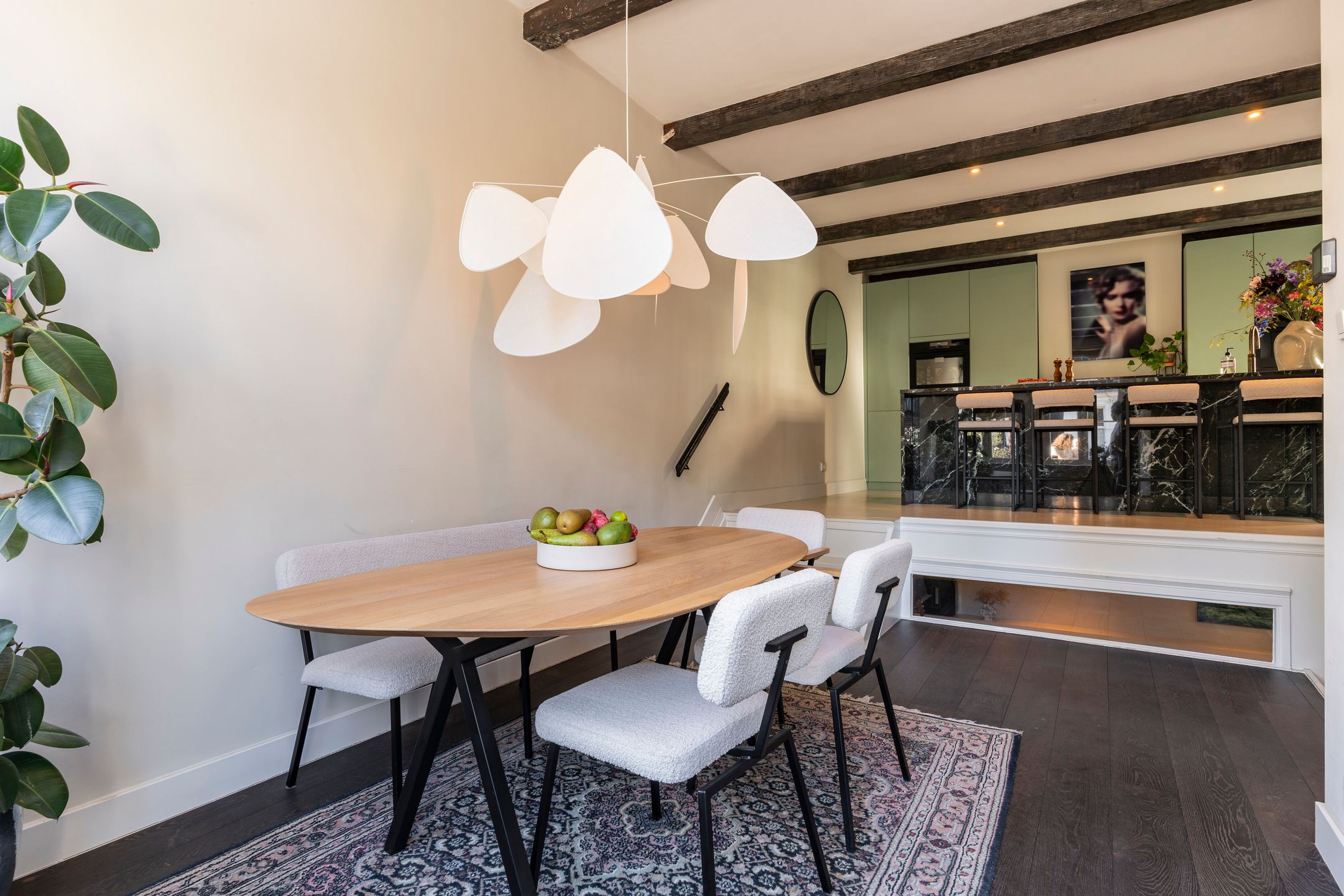 De woning van Lex Uiting in de Jordaan in Amsterdam