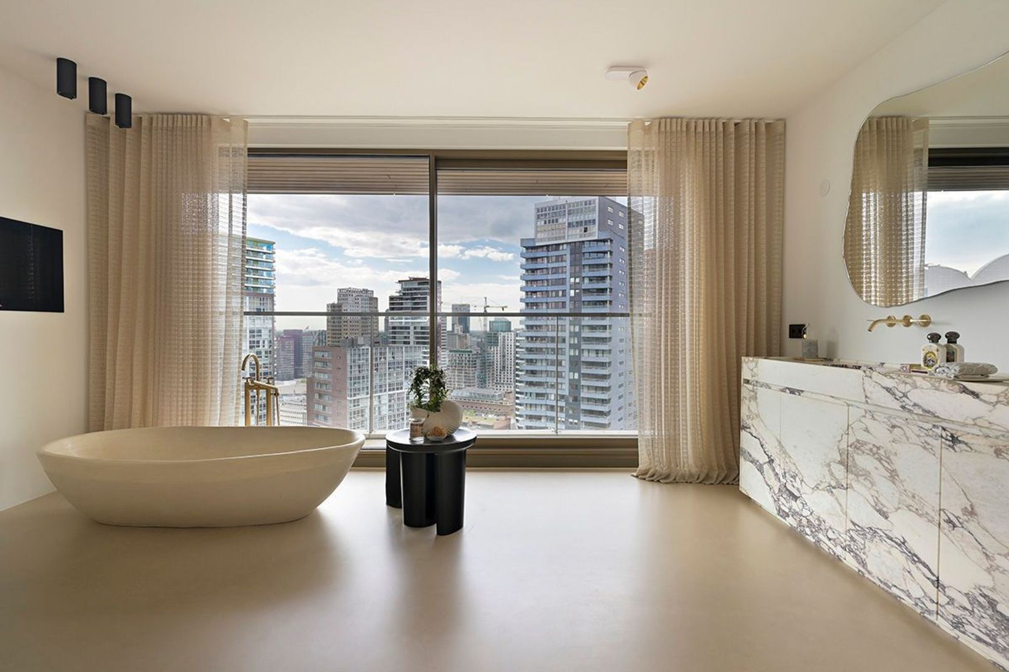 Het penthouse van Peter Goedvolk in Rotterdam