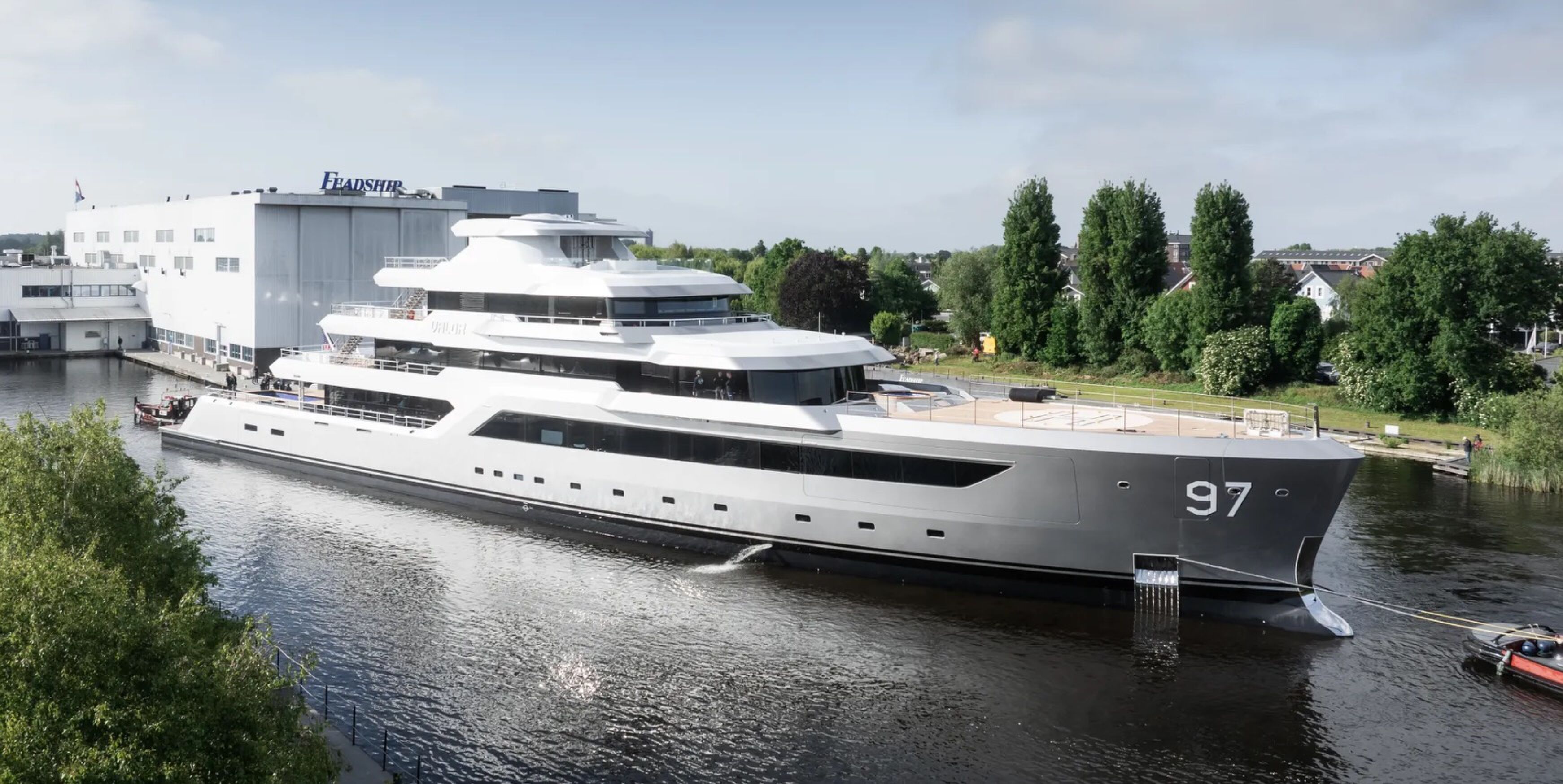 Het Feadship-superjacht Valor