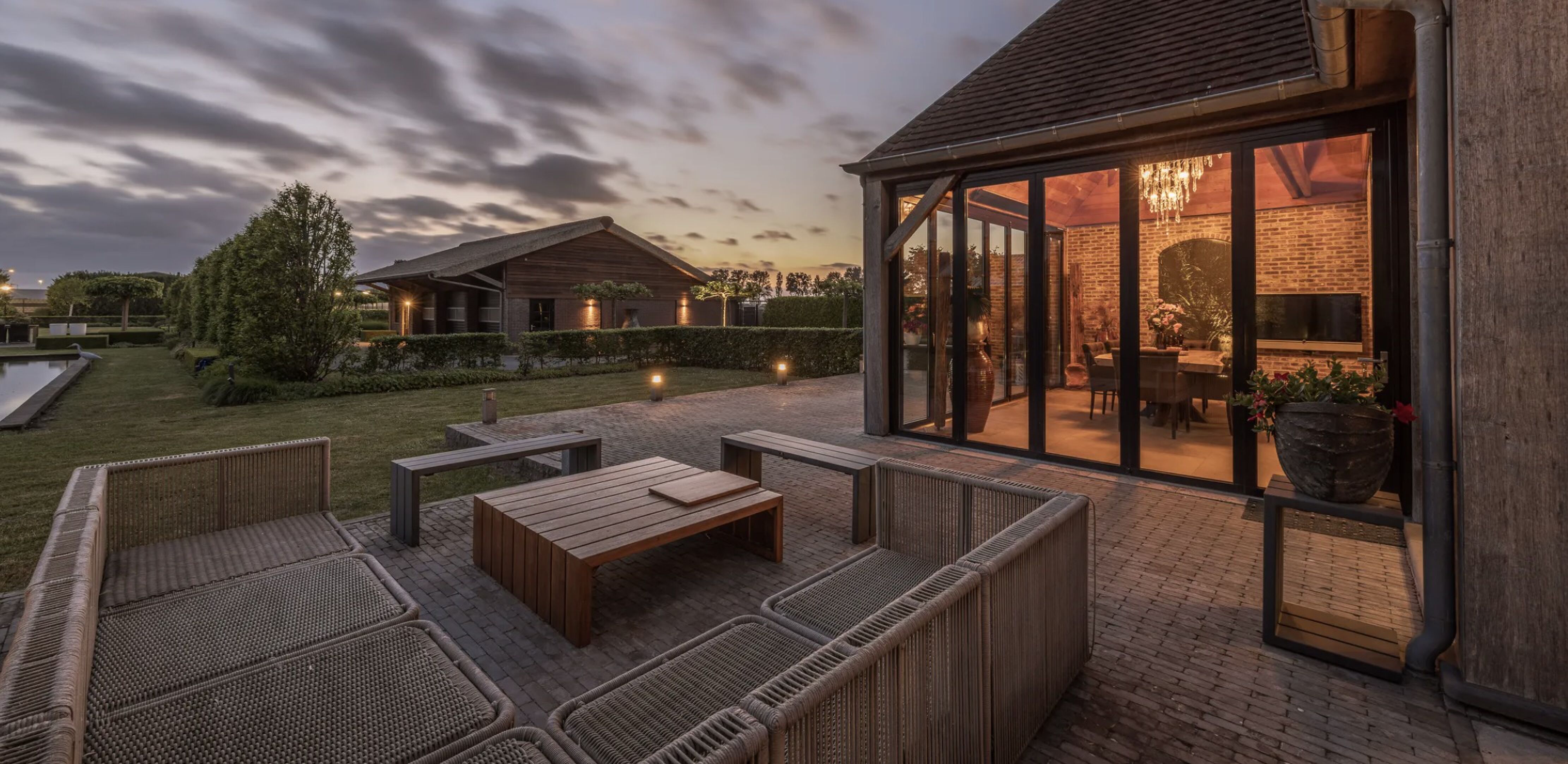 De villa van Peter Bakker in Lijnden