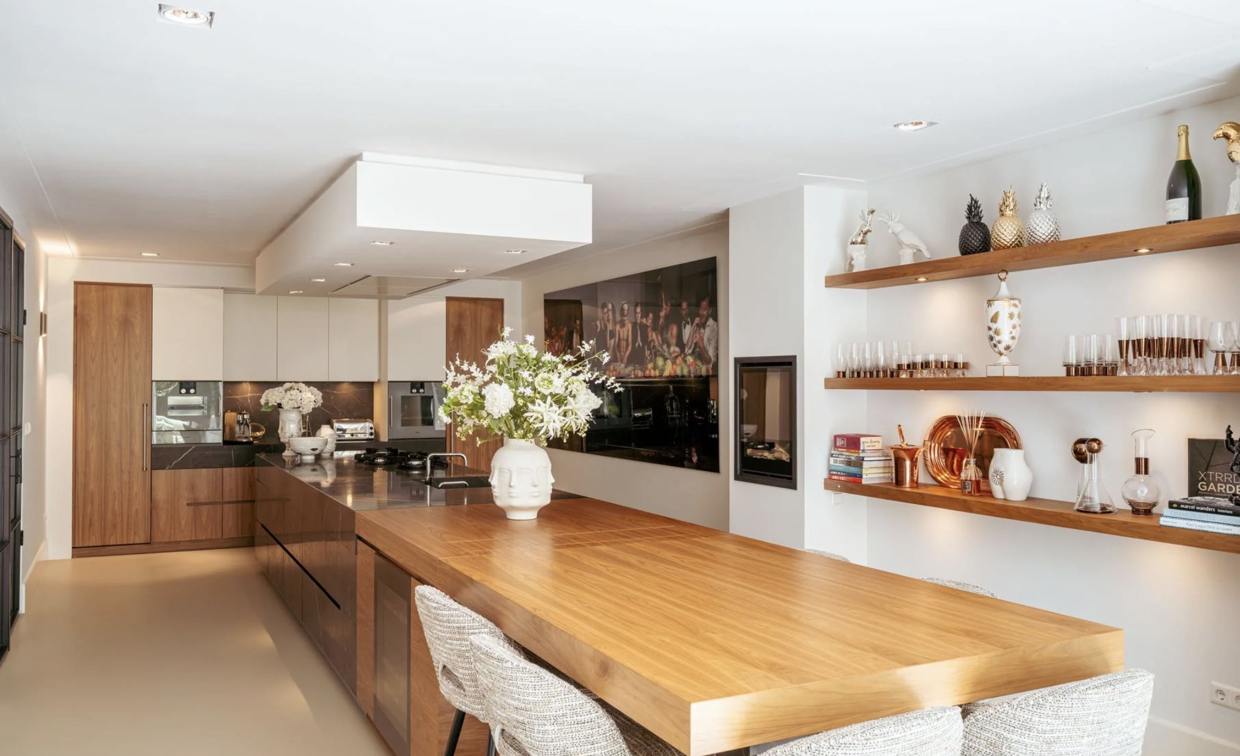 De woning van Hans Slier in Amsterdam
