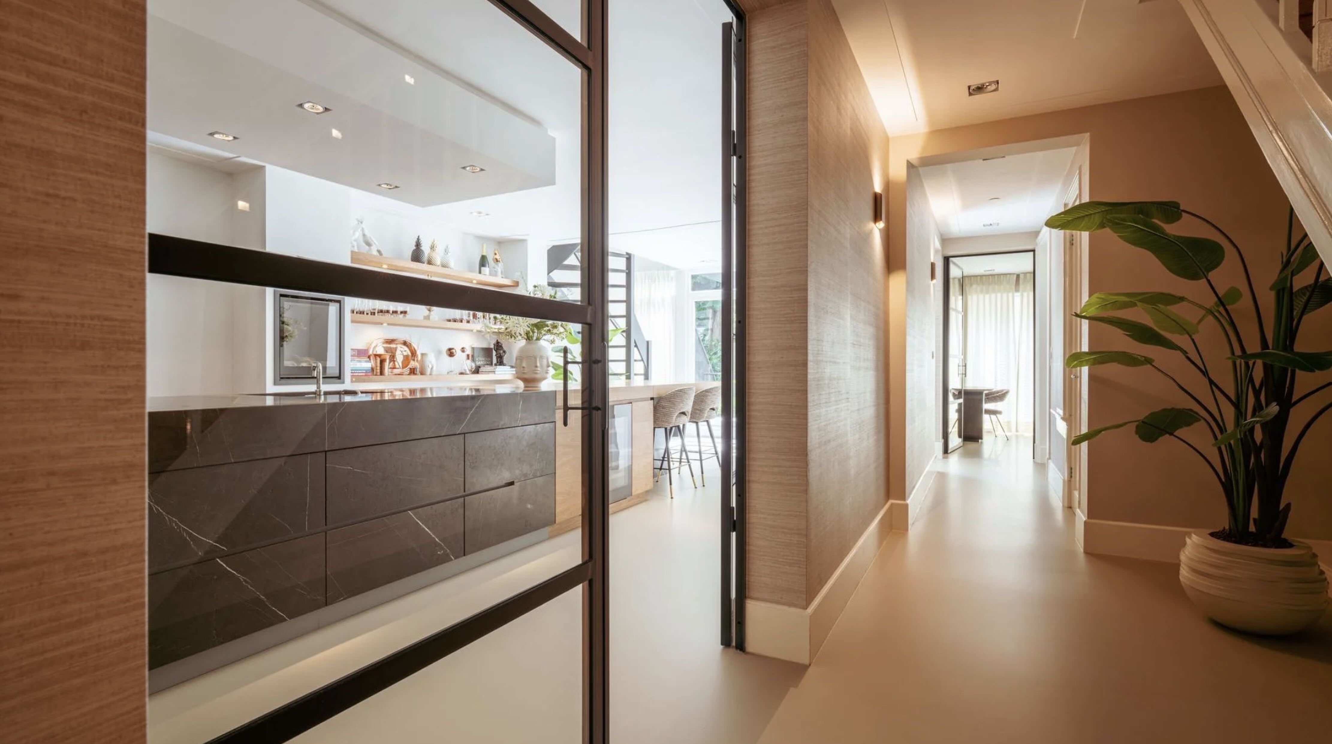 De woning van Hans Slier in Amsterdam