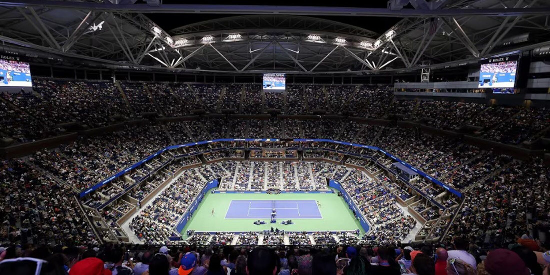 Een tennisstadion