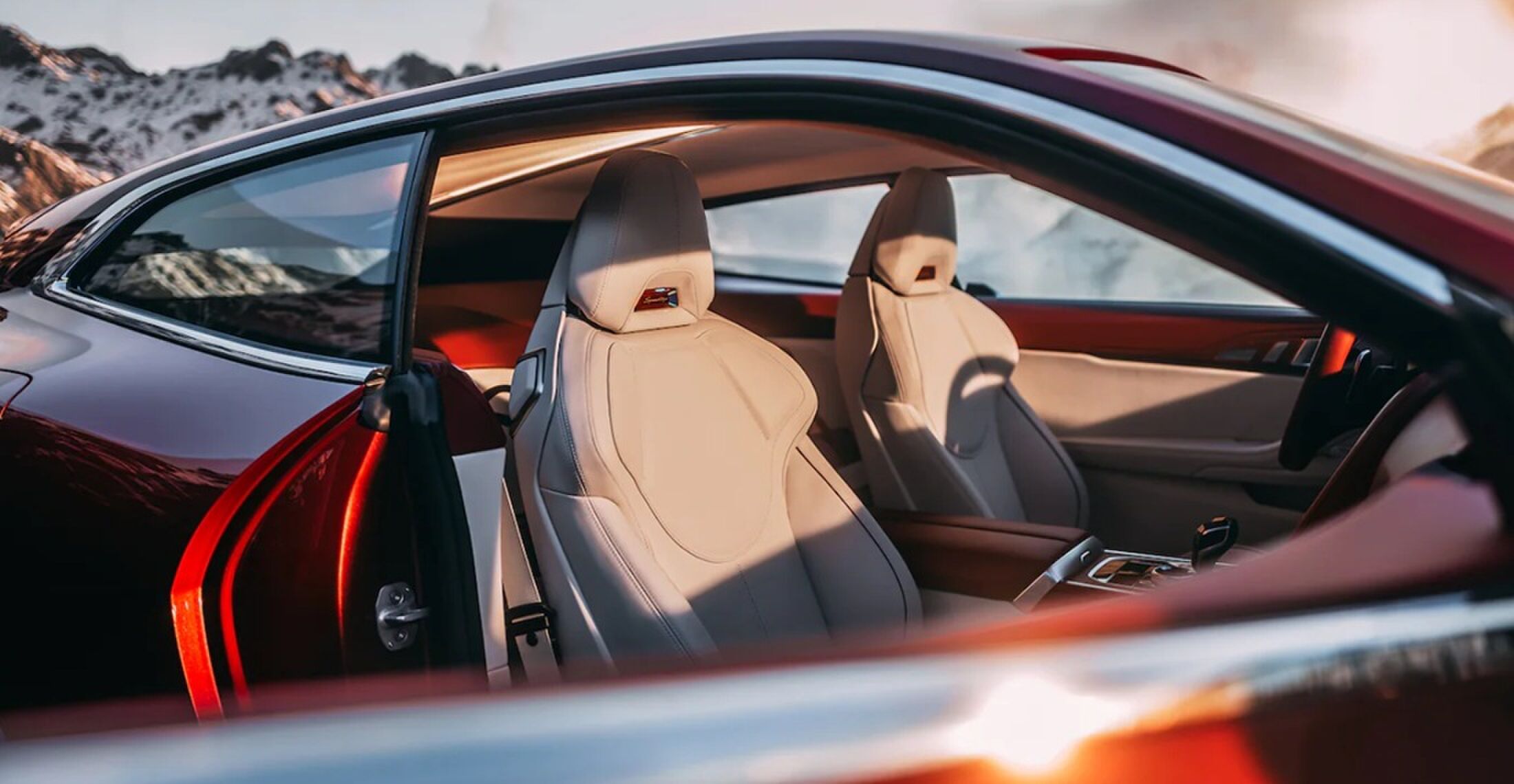 Het interieur van de BMW Speedtop