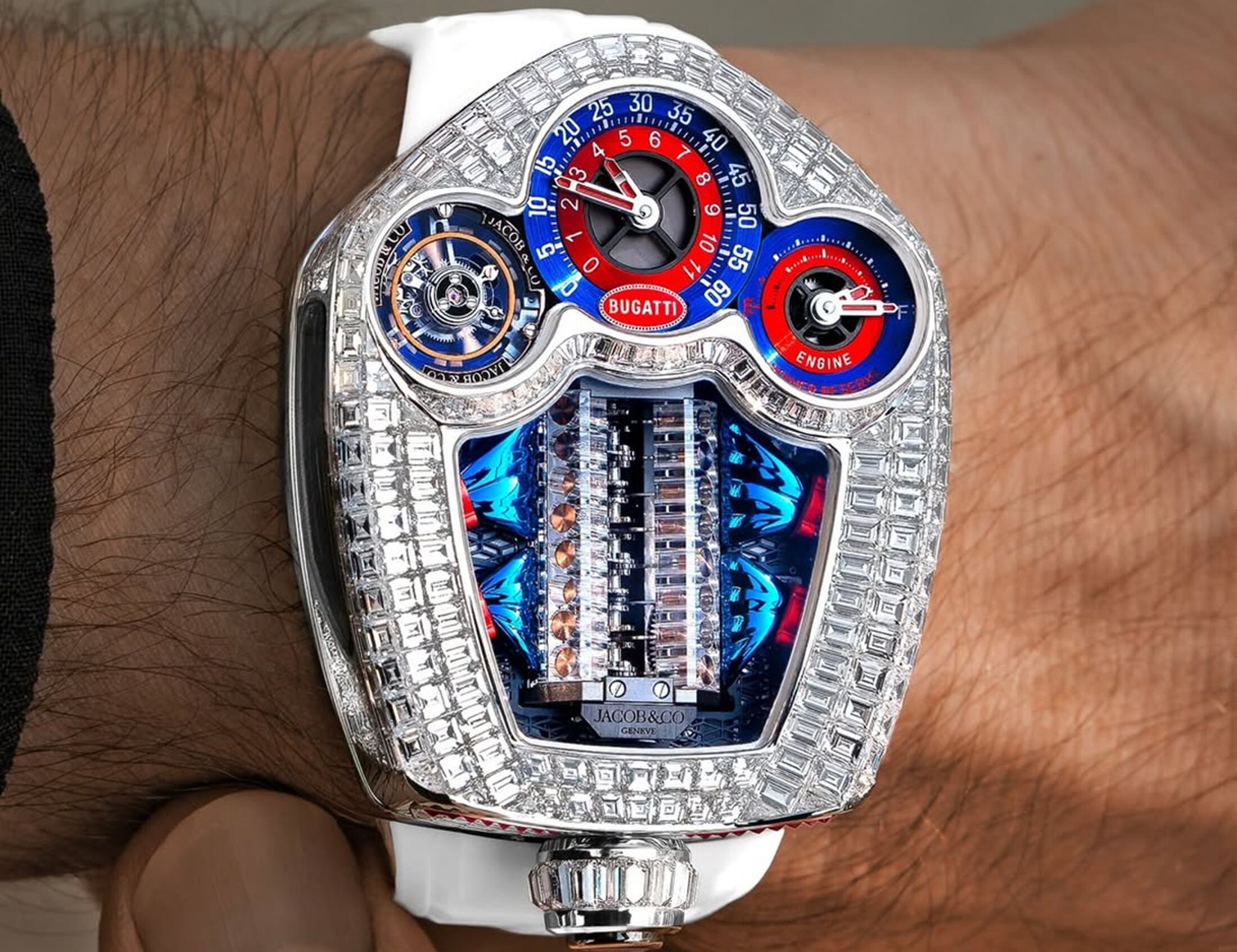 Het horloge van Bugatti en Jacob & Co