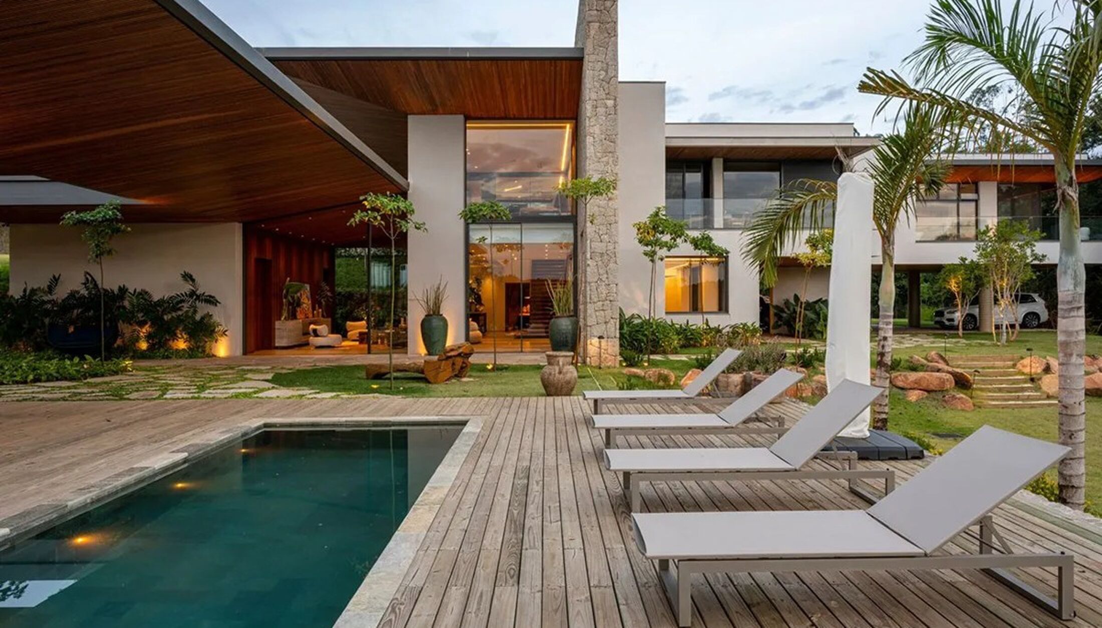 De woning in de Braziliaanse jungle