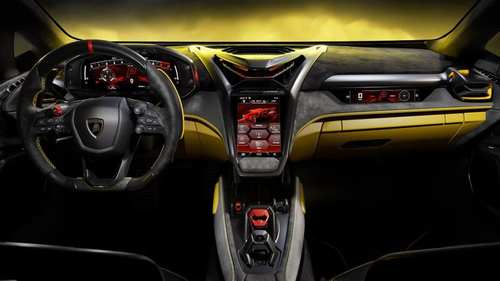 Het interieur van de nieuwe Lamborghini Fenomeno is de snelste Lamborghini ooit