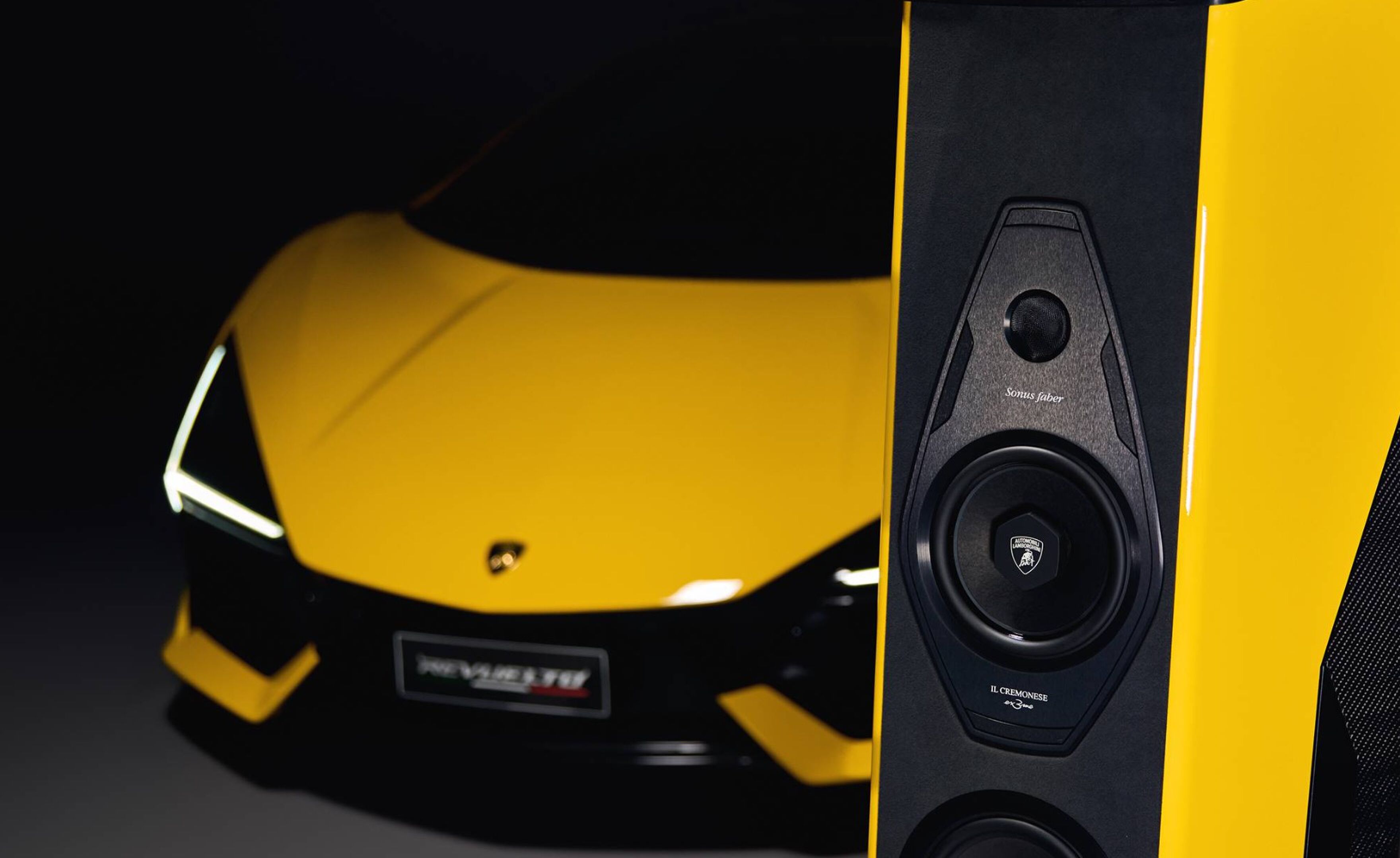 Lamborghini en Sonus Faber hebben de handen ineen geslagen voor een nieuwe speaker