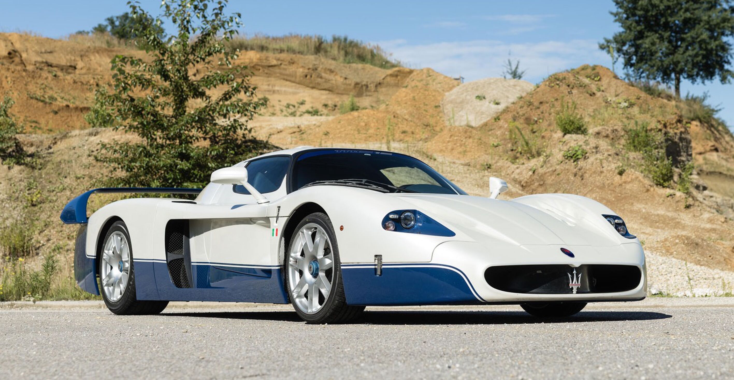 De Maserati MC12 die naar de veiling gaat