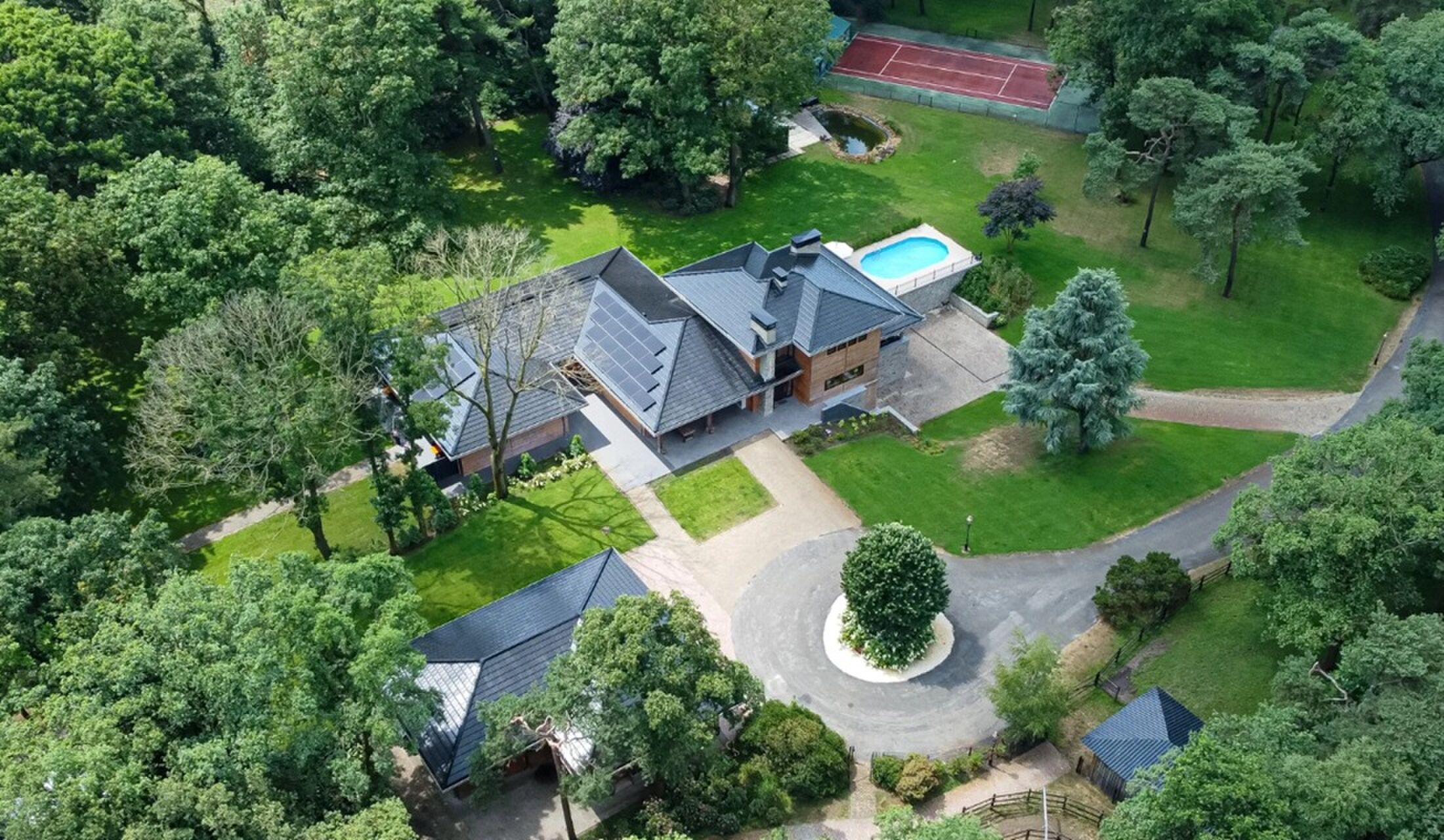 De Brabantse Funda-villa van boven