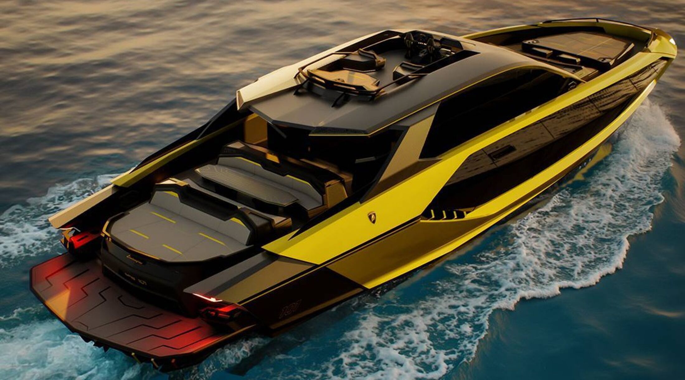Het superjacht van Lamborghini