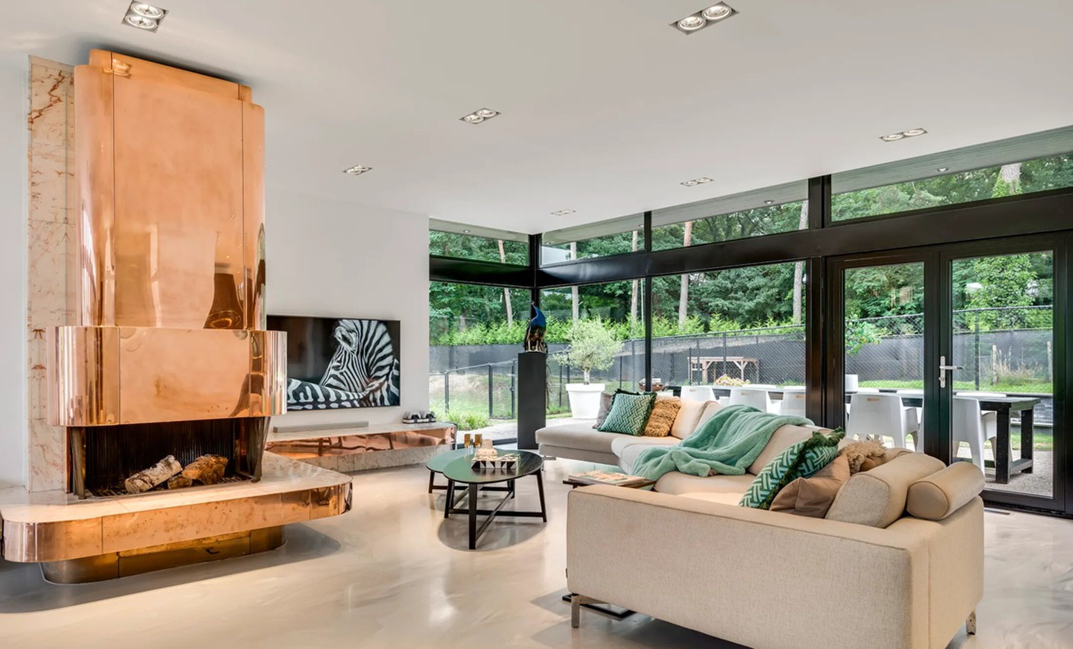 De luxe woonkamer.