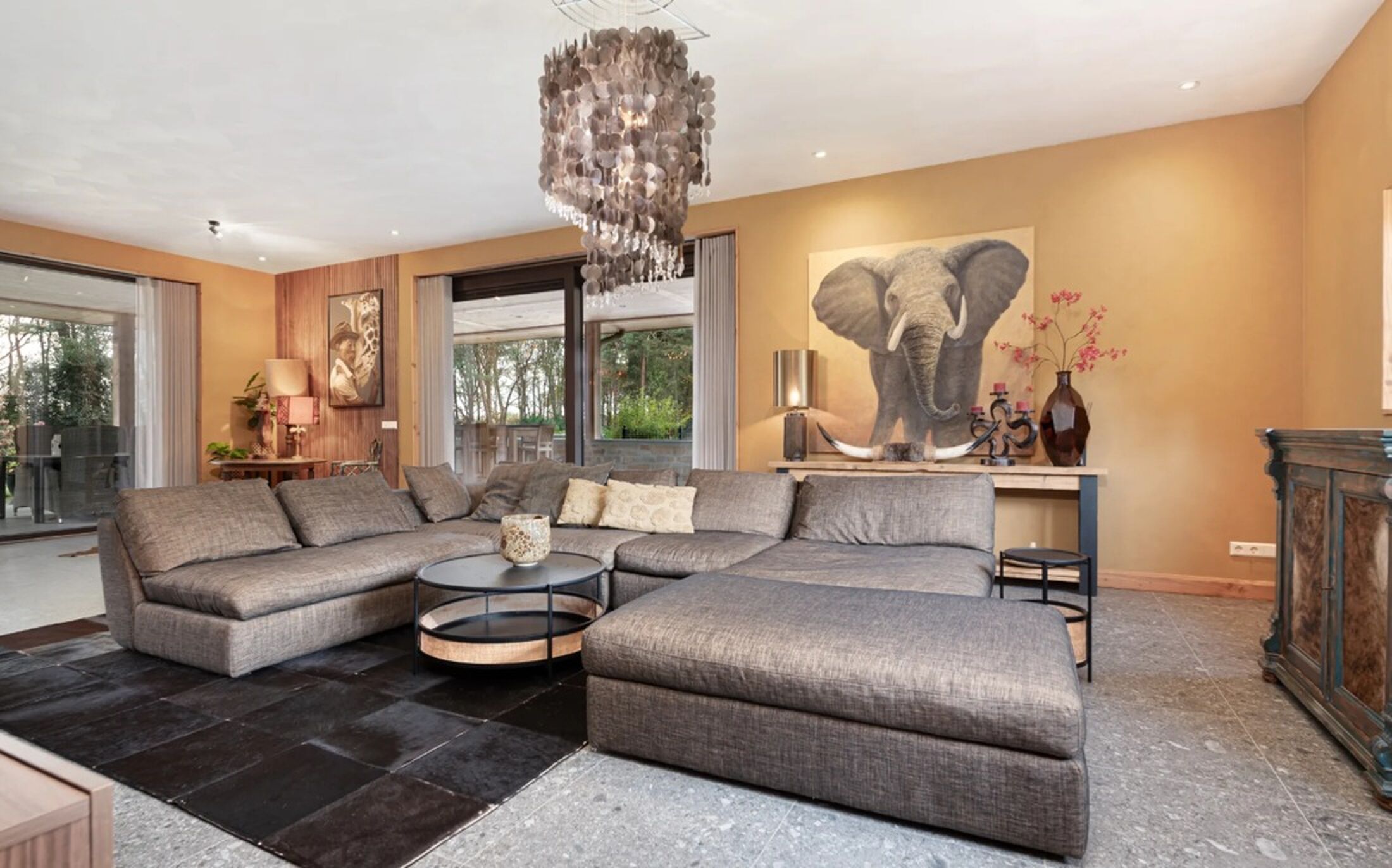 De luxueuze living