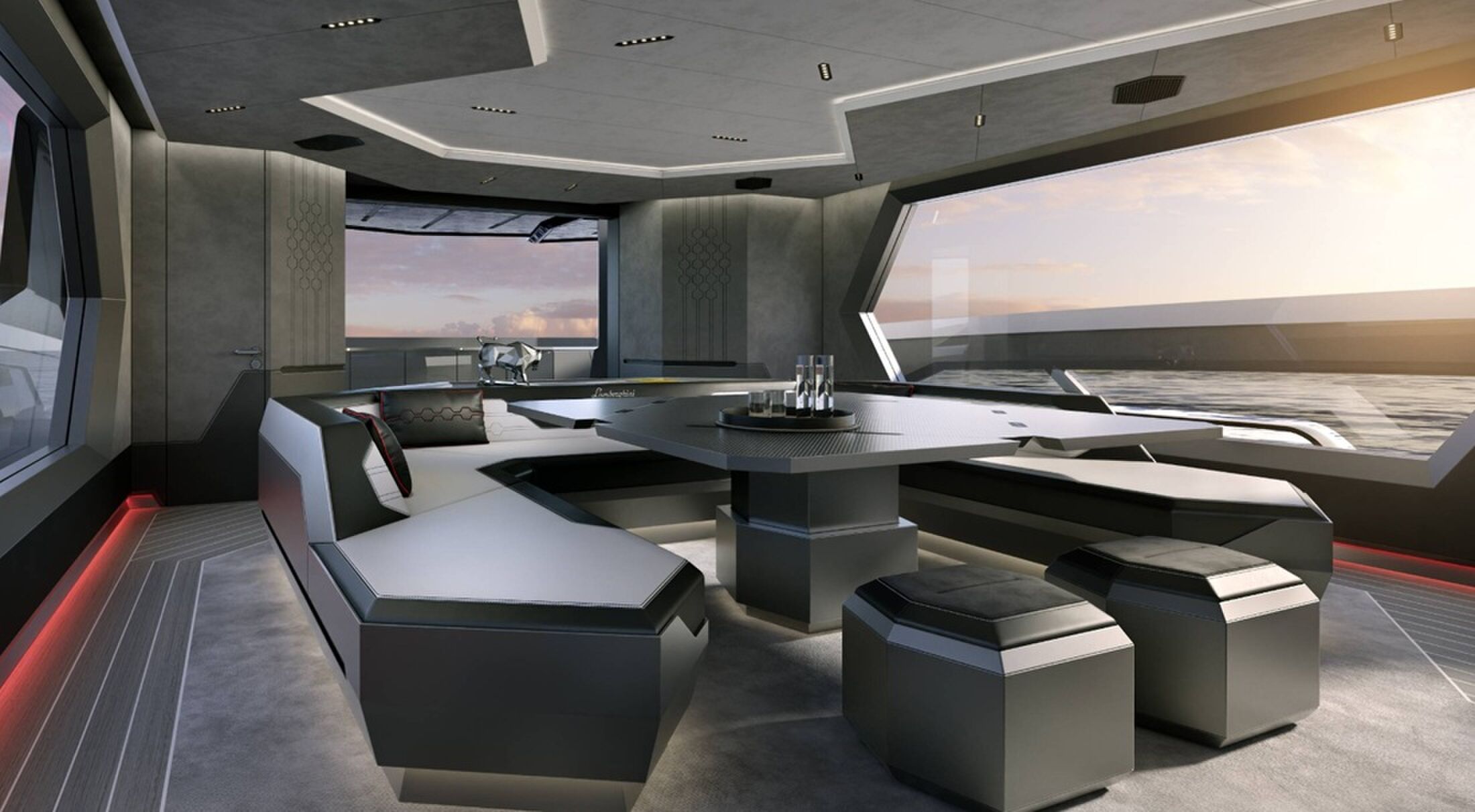 Het luxe interieur