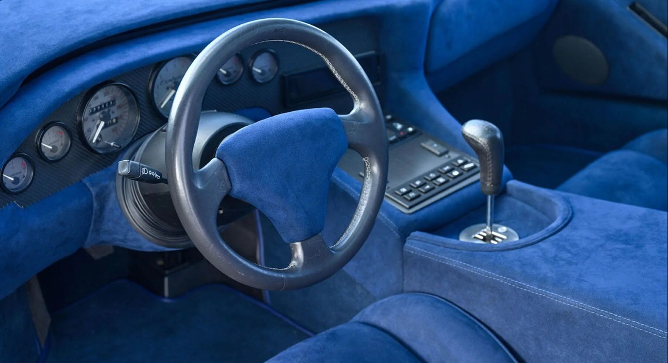 Het blauwe interieur