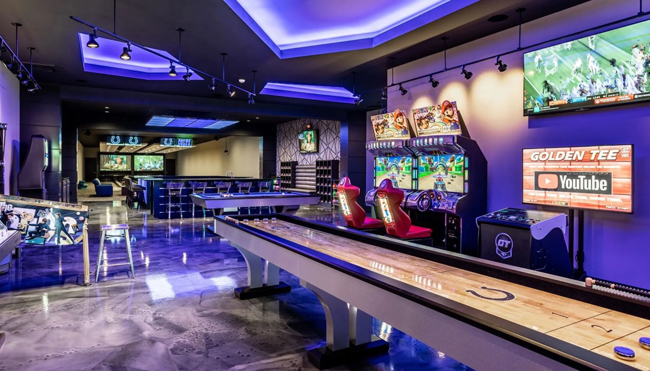 Het entertainmentcomplex.