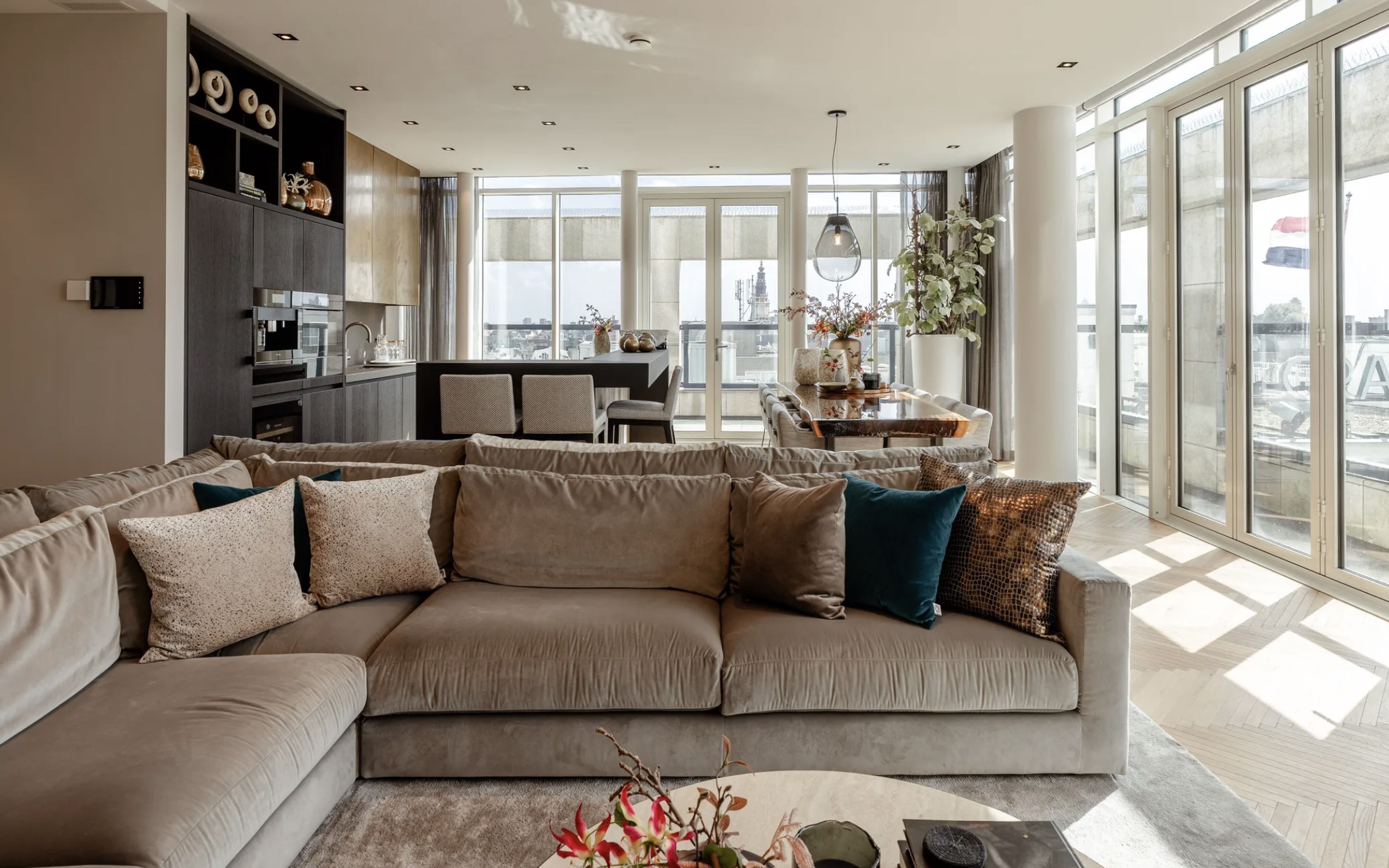 Het appartement van Bernhard ten Brinke in Amsterdam