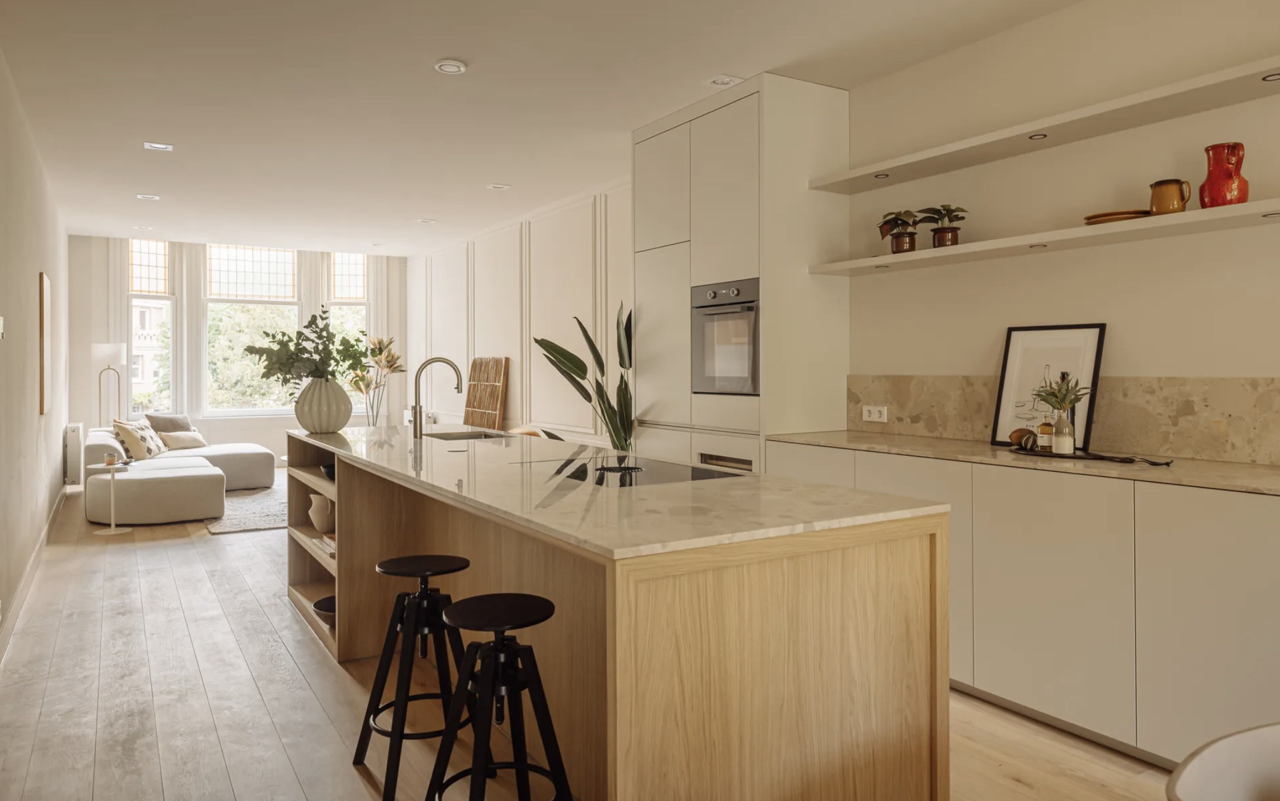Het appartement van Frank Rijkaard in Amsterdam