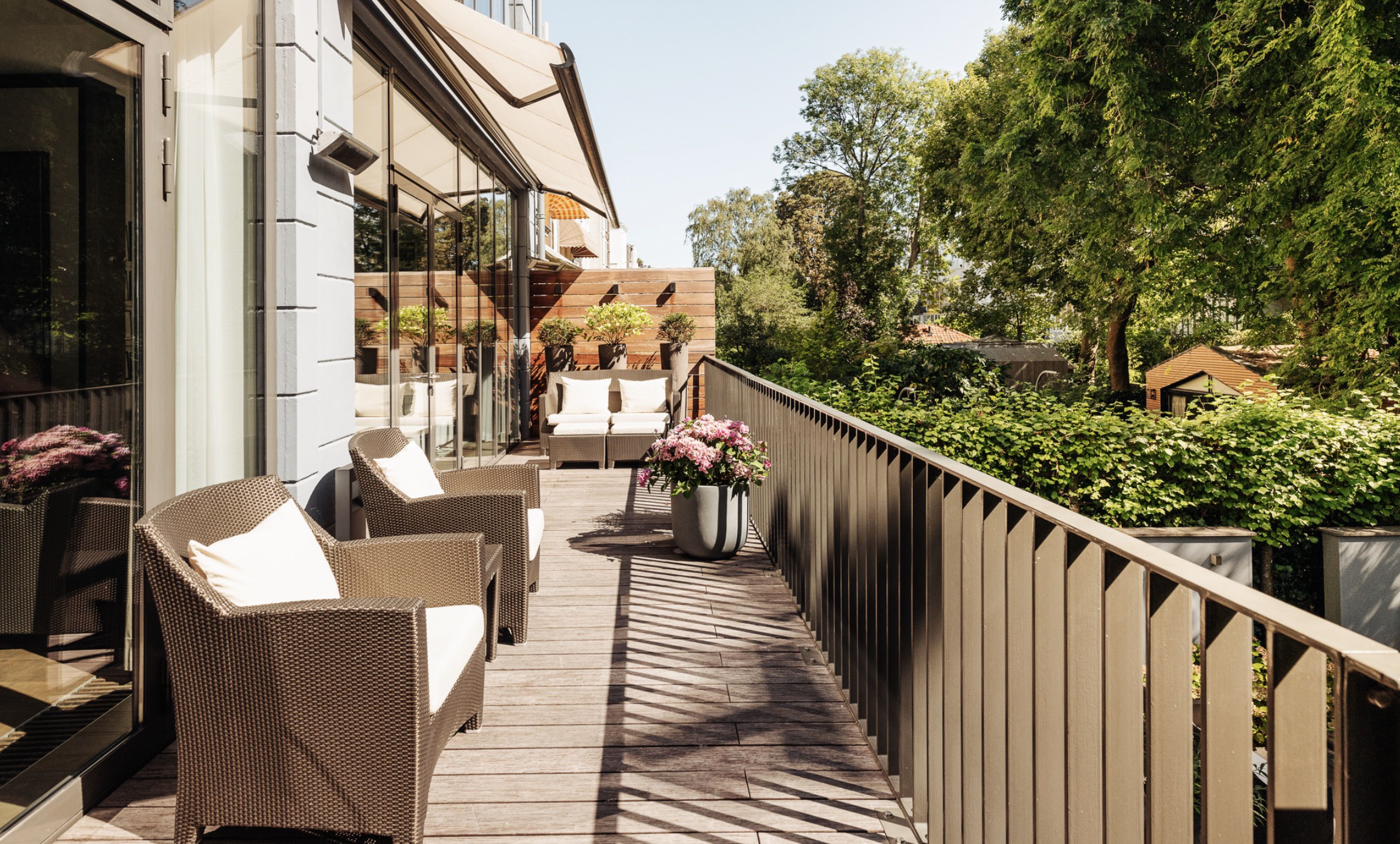 De benedenwoning van Rattan Chadha in Amsterdam