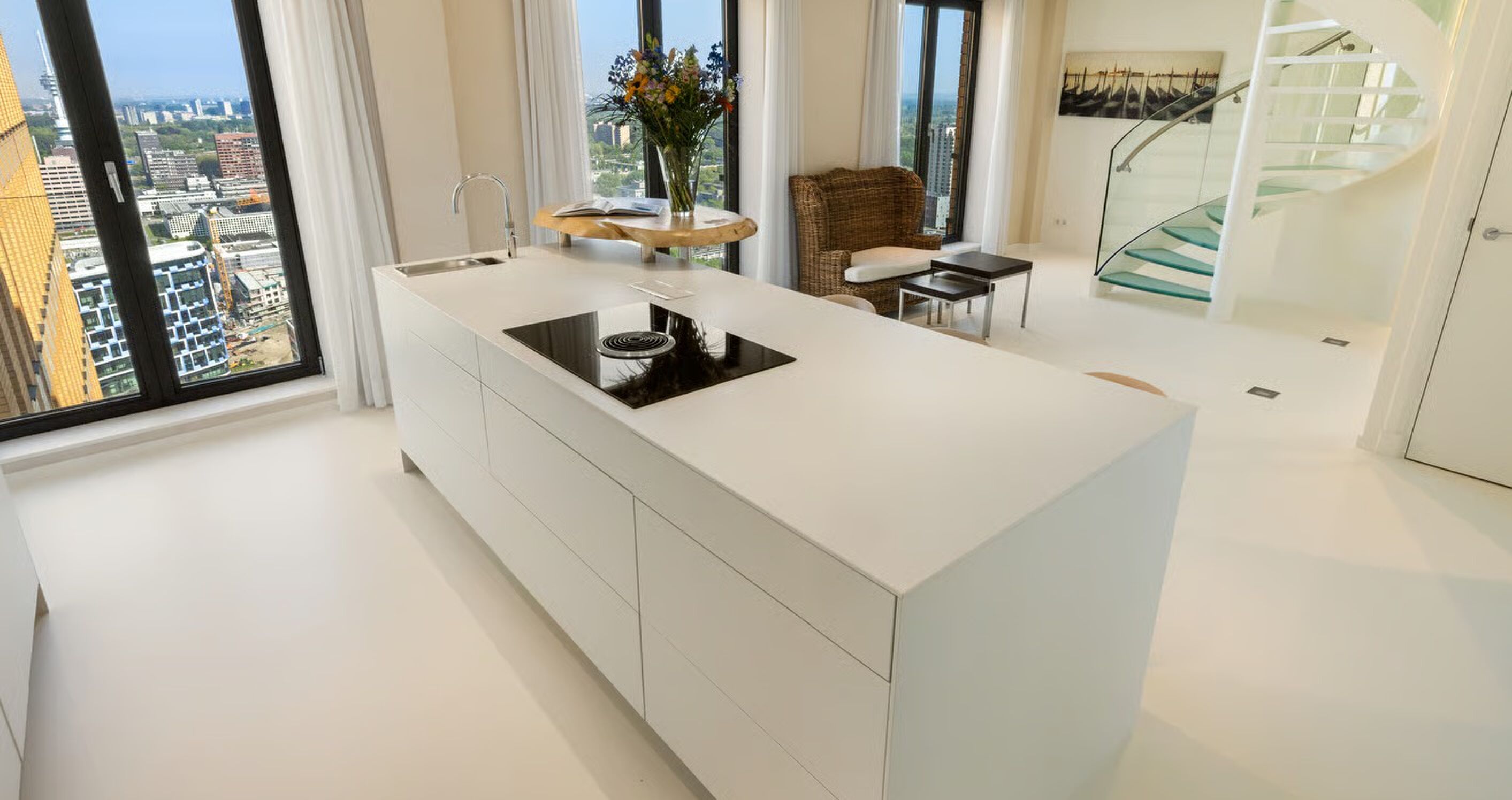 Het kleinste penthouse van Derk Brouwer in Amsterdam