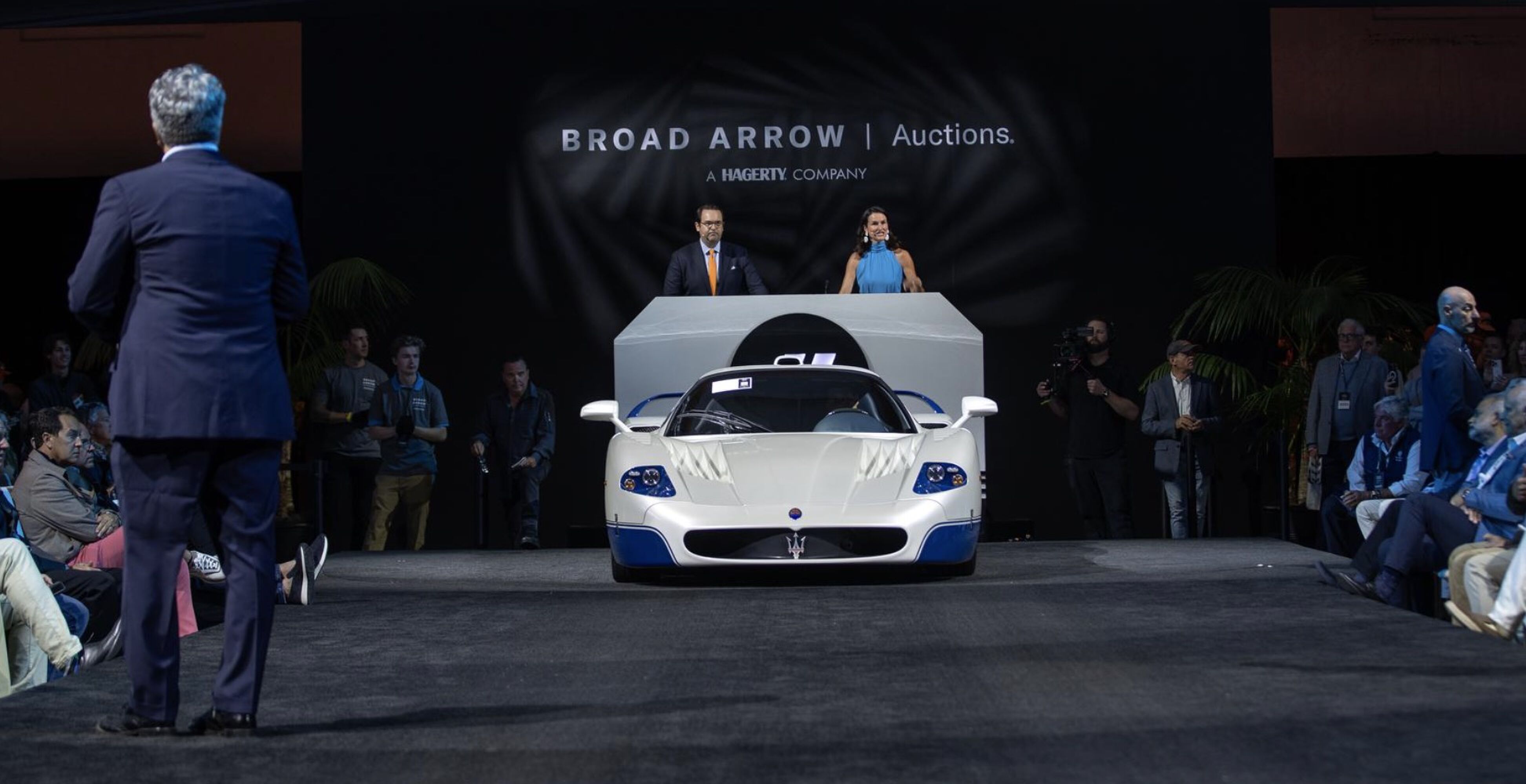 De Maserati MC12 die naar de veiling gaat