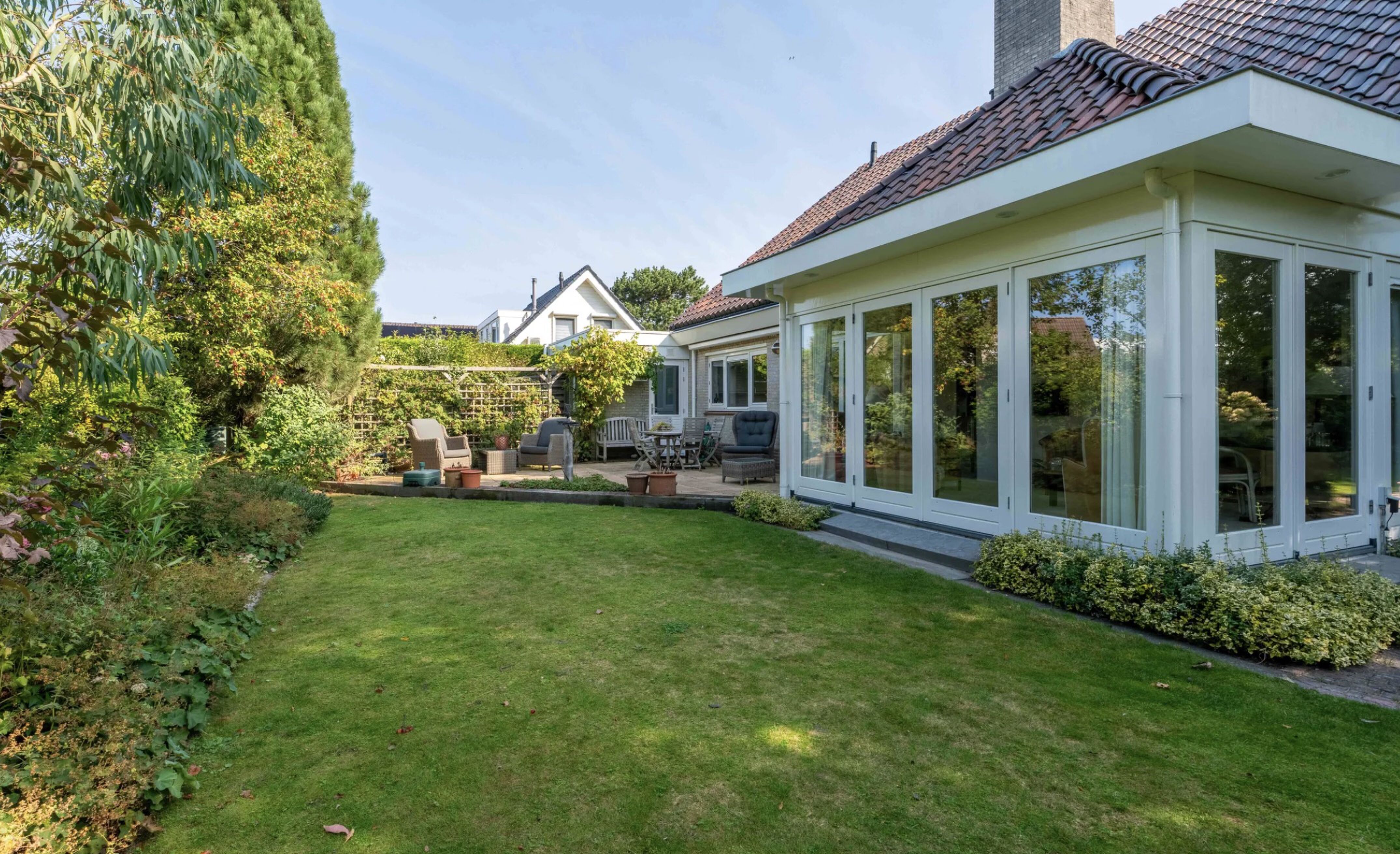 De villa van Mart Hoogkamer in Rijnsburg