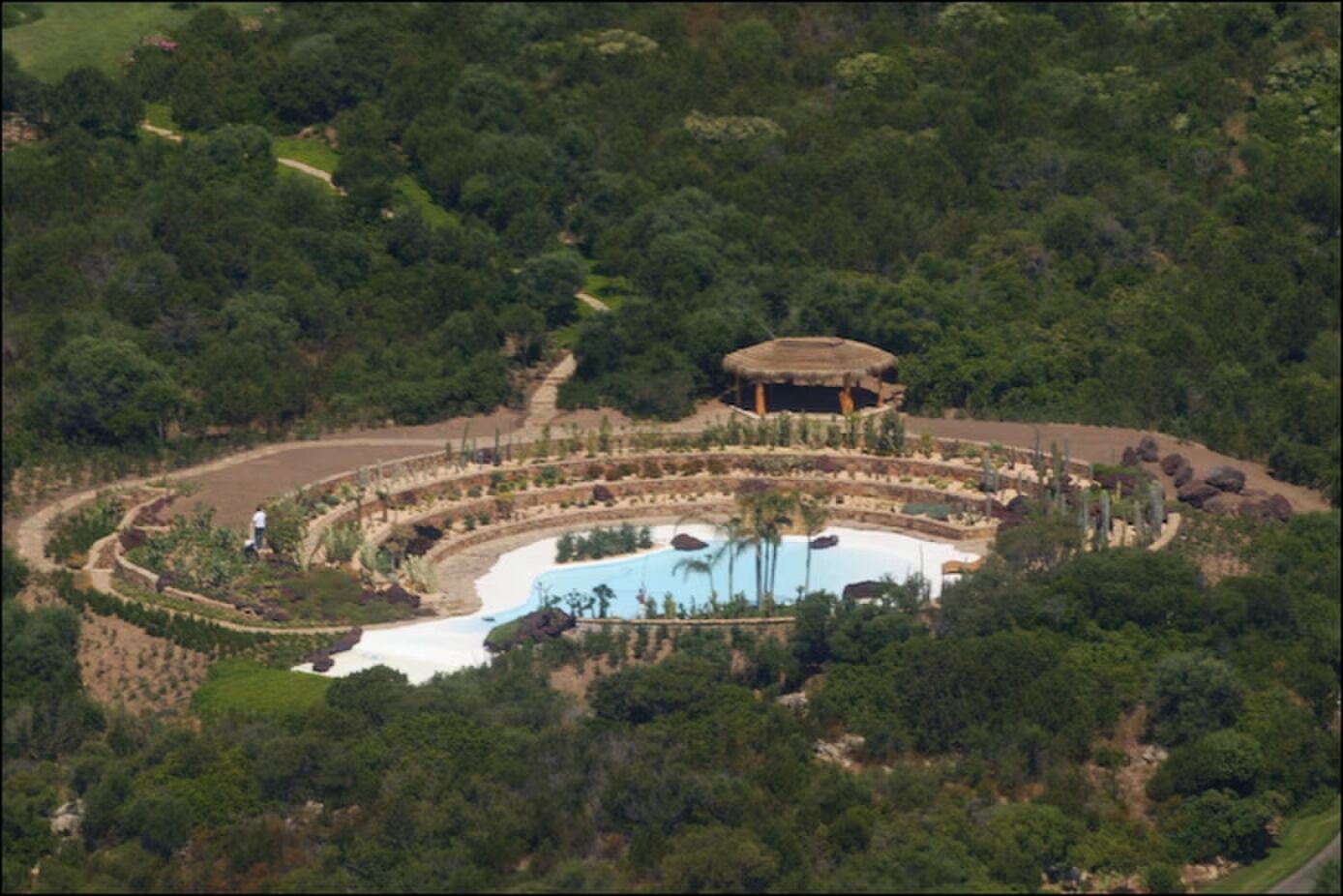 De villa van Silvio Berlusconi op Sardinië