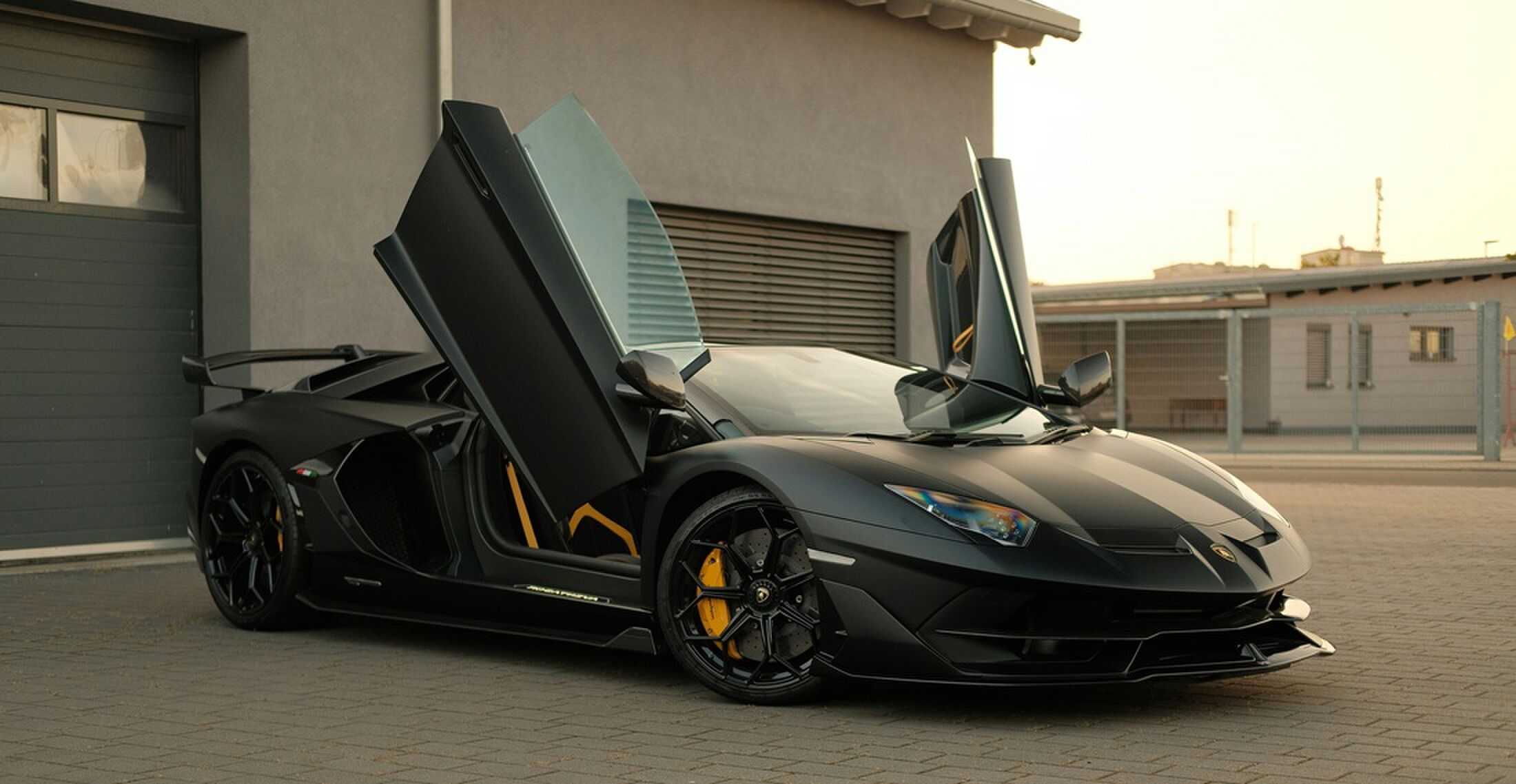 Een Lamborghini Aventador