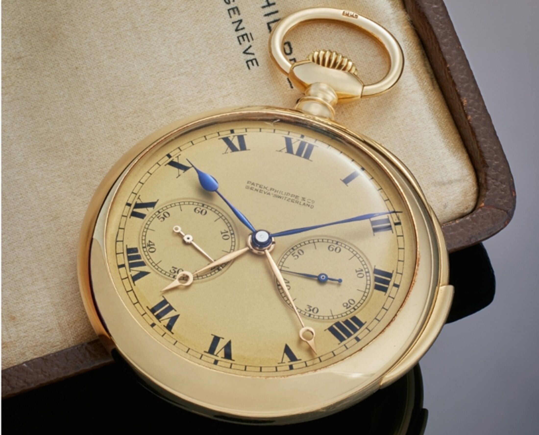 Eén van de Patek Philippe-horloges uit de collectie van Sotheby's