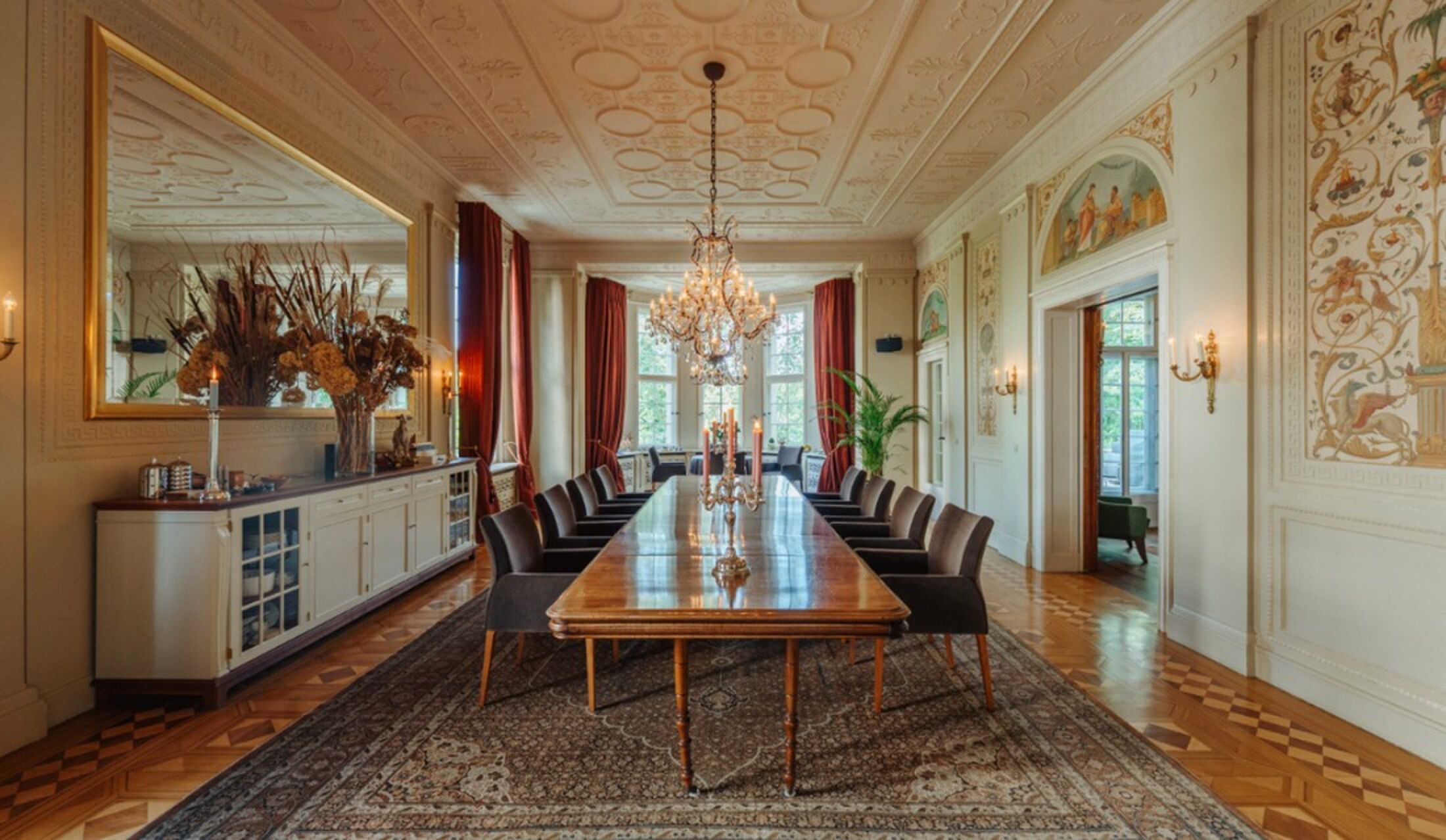De eetkamer
