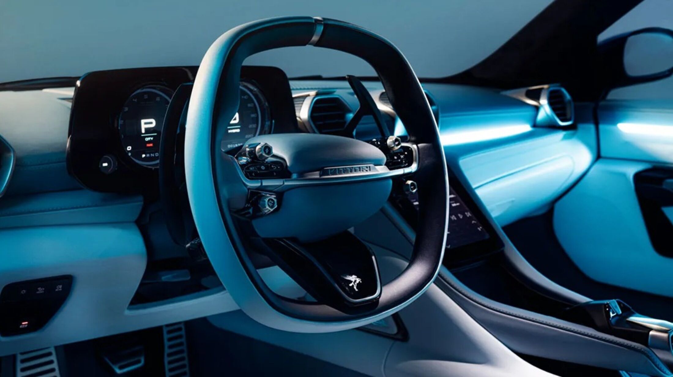 De binnenzijde van de nieuwe hypercar