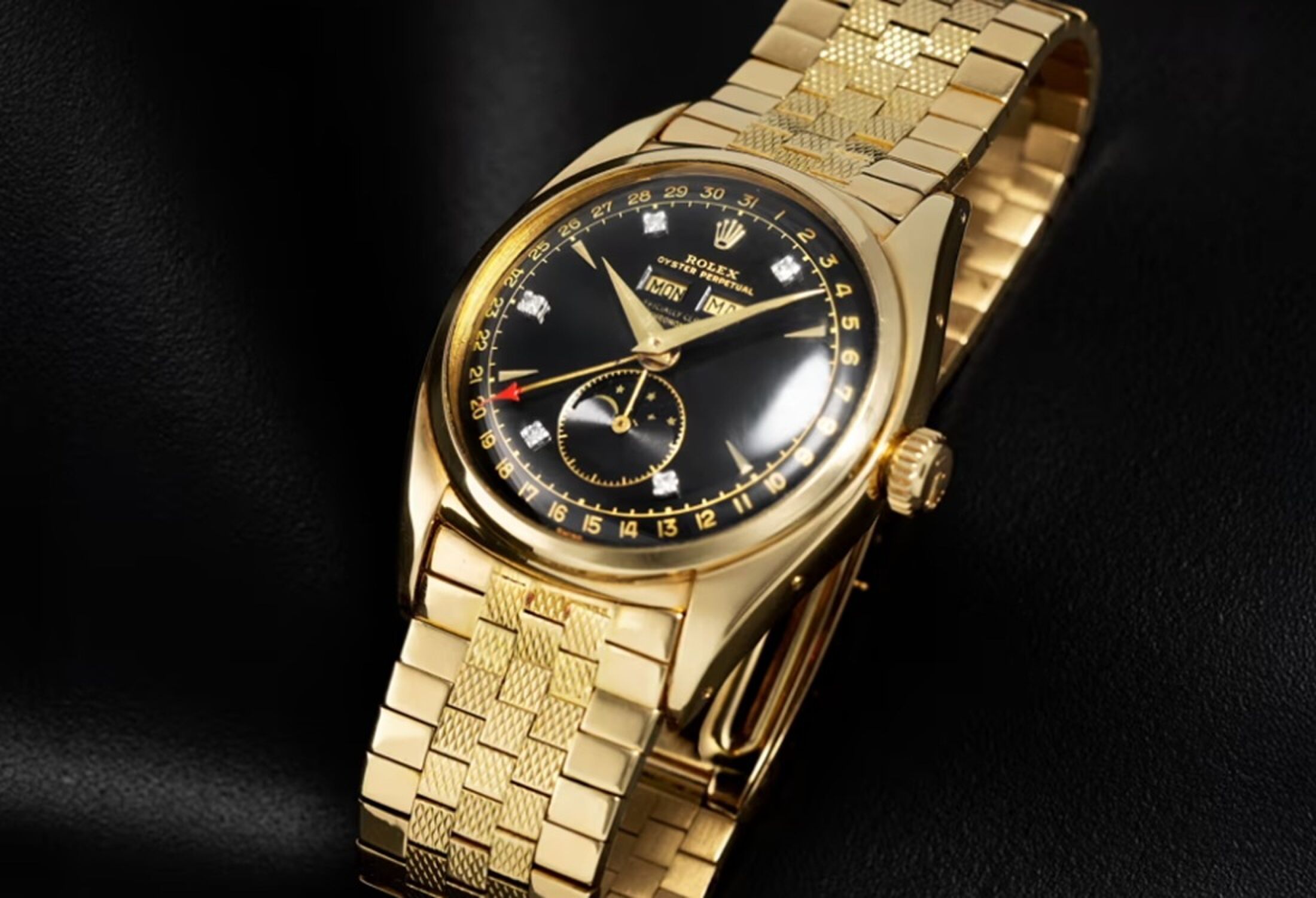 De Rolex op een veiling verscheen