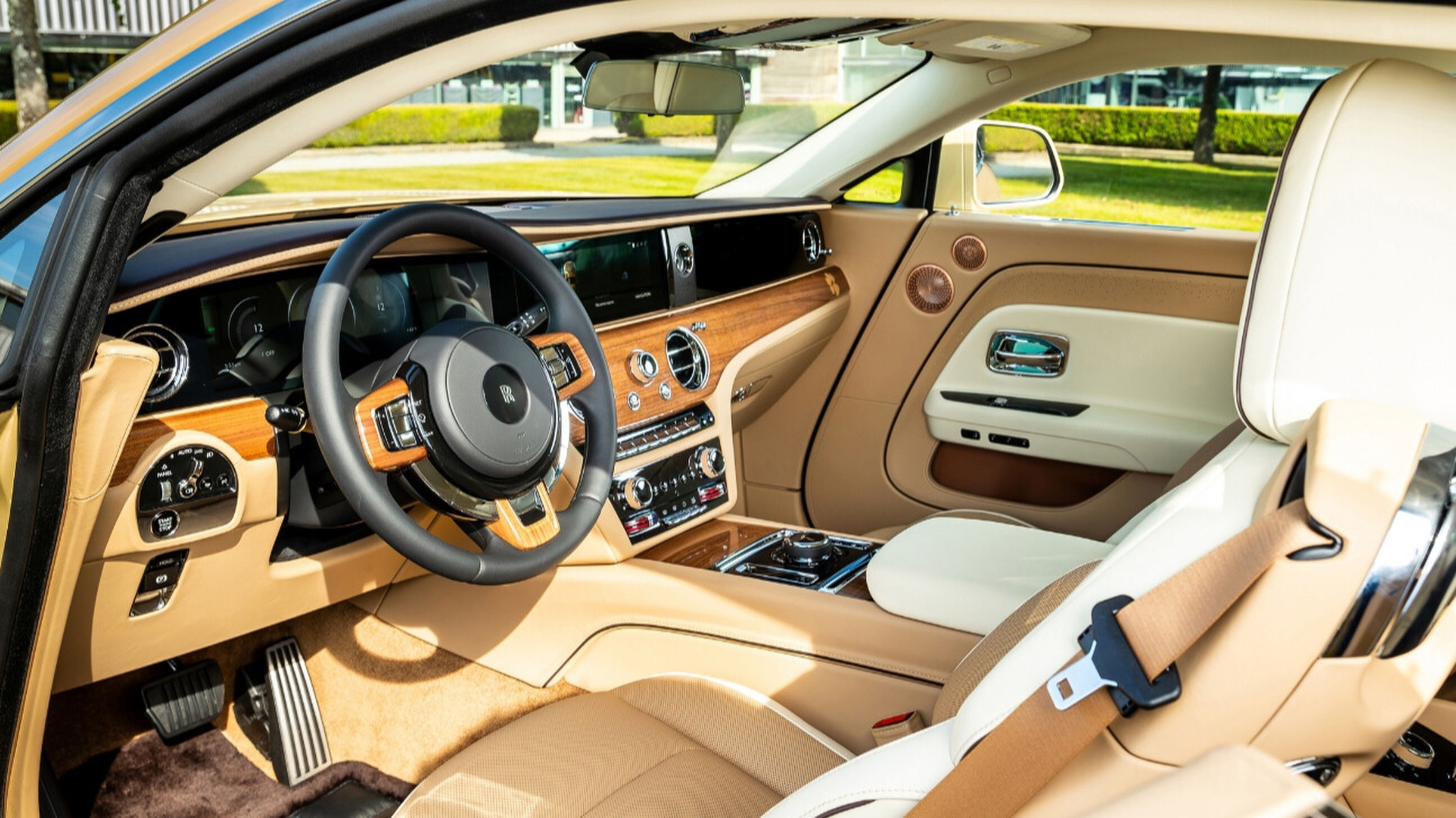 Het interieur van de Rolls-Royce Bailey