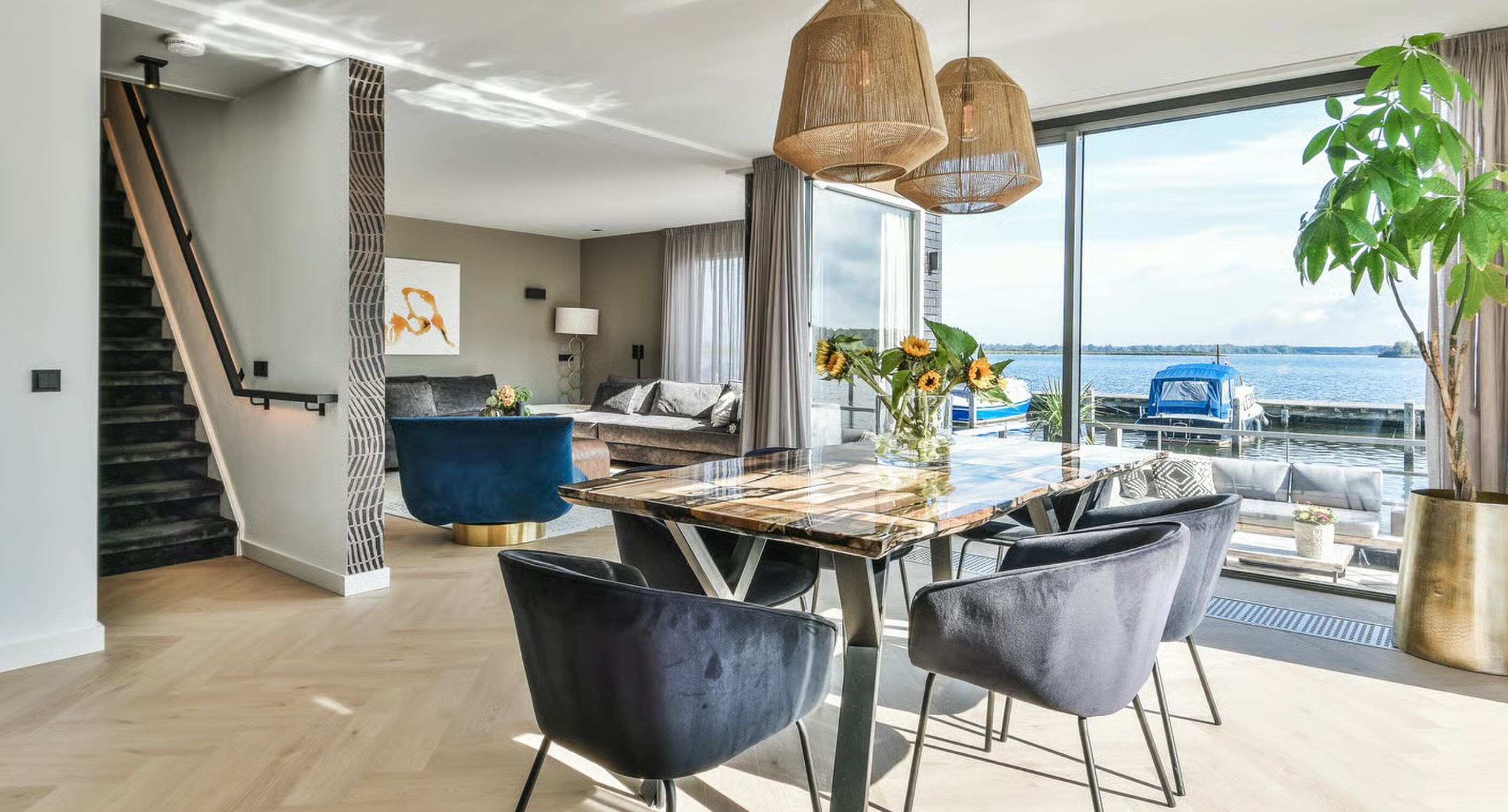 De villa van Dionne Stax en Steven Jansen in Almere