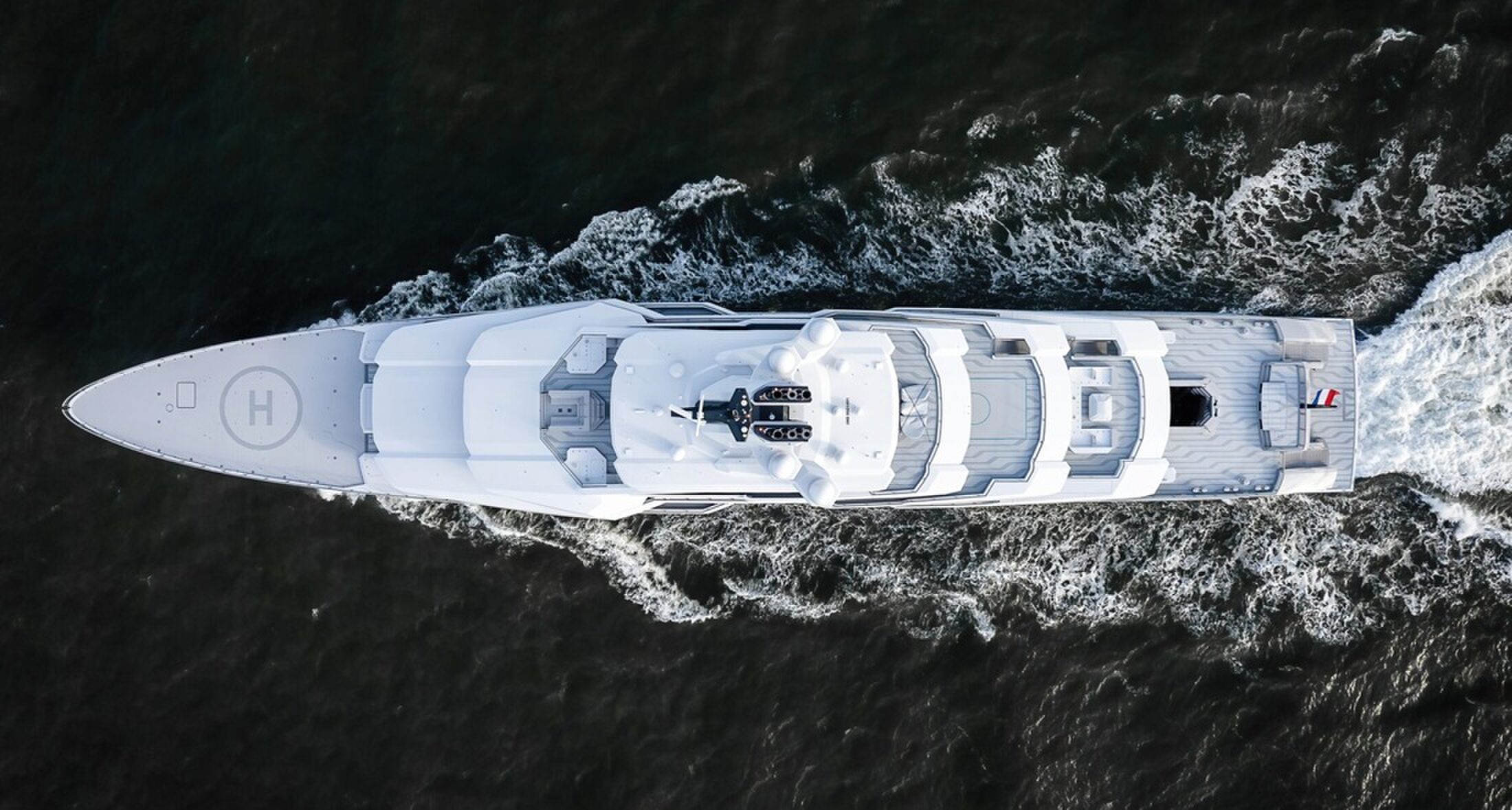 Leviathan, het op 50 na grootste superjacht ter wereld