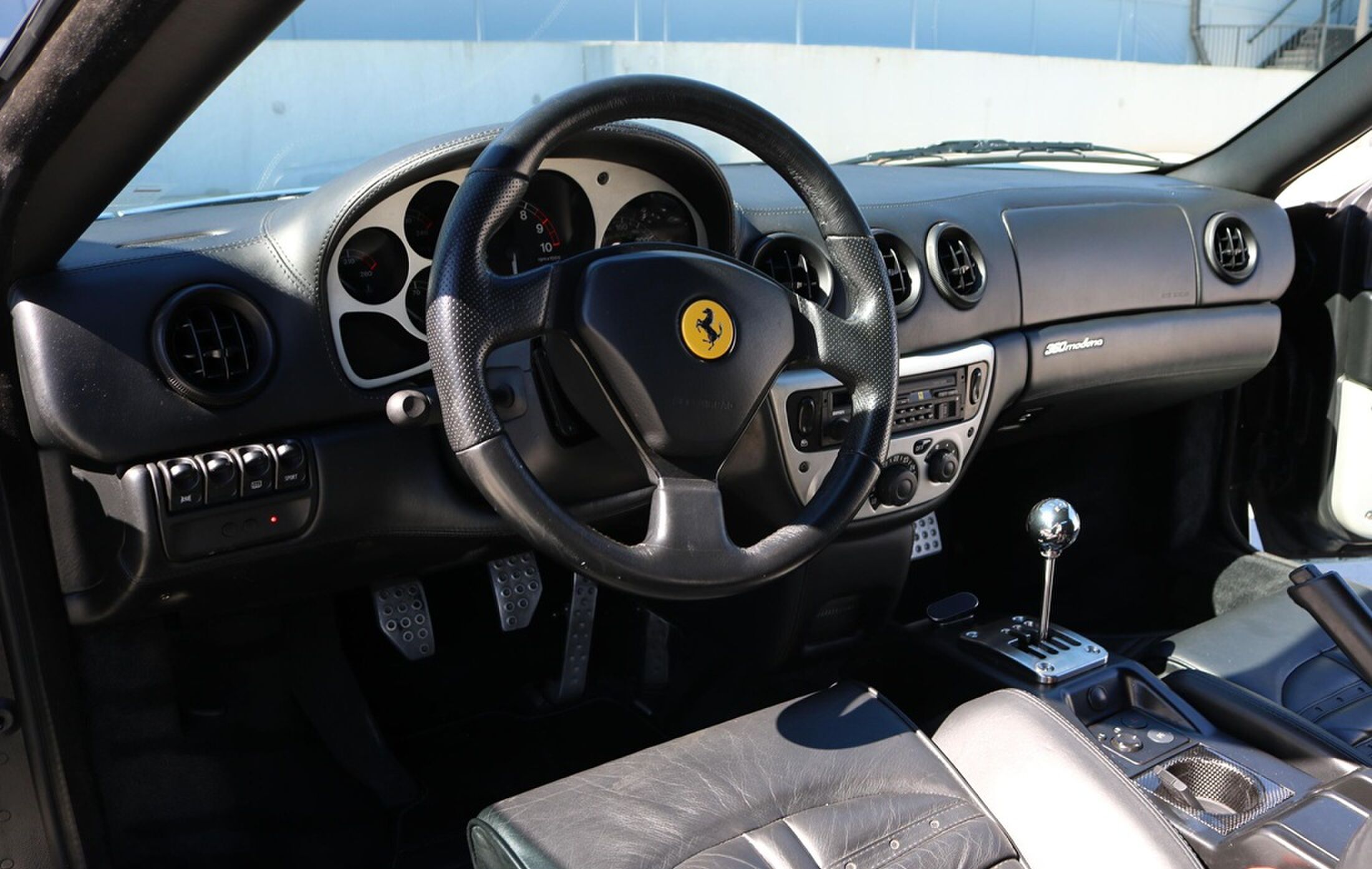 Het interieur van de Italiaanse supercar