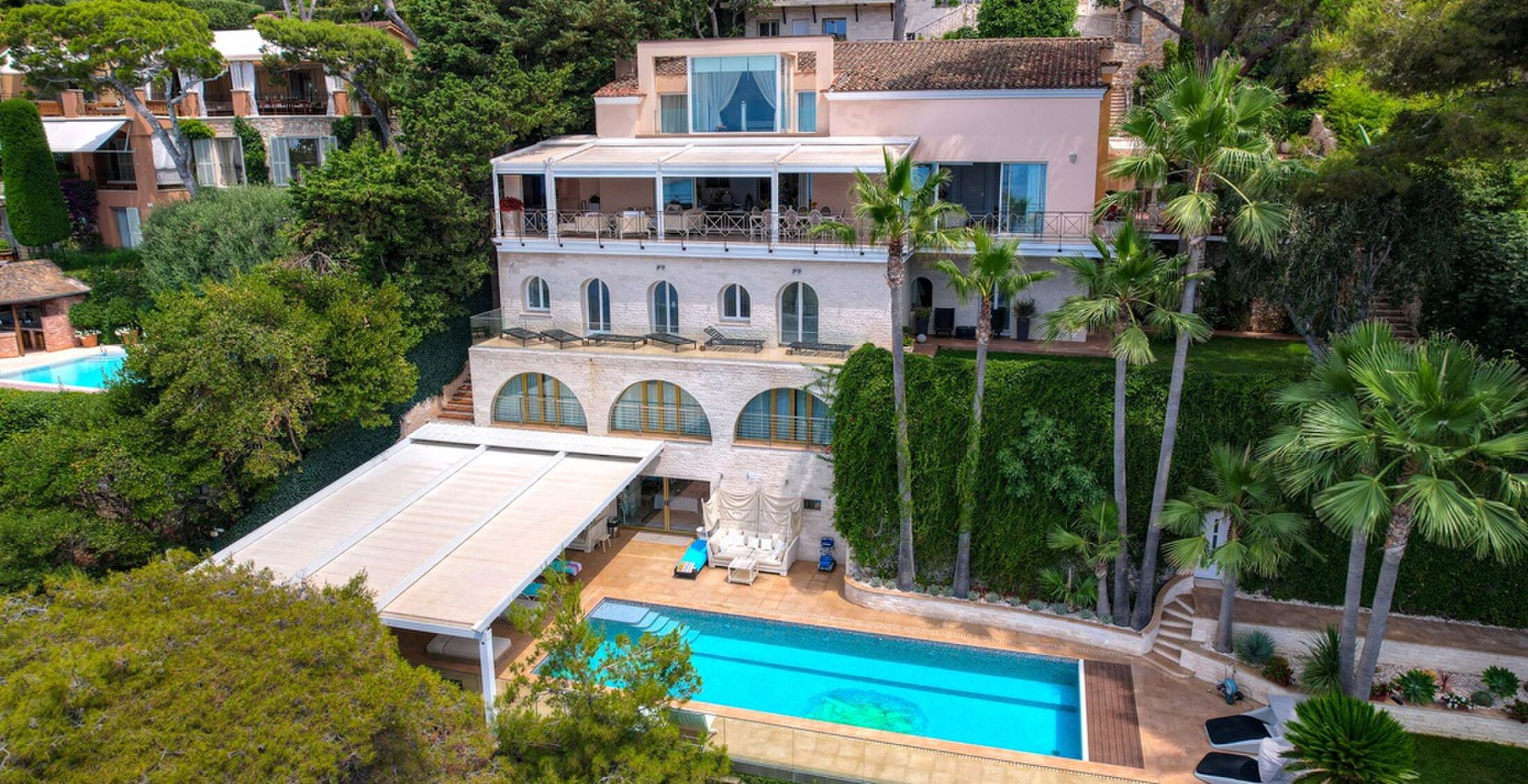 Het landgoed in Frankrijk