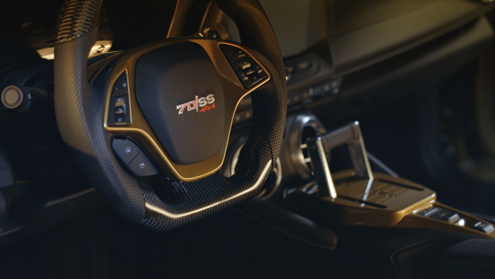 Het interieur van de Trans Am Worldwide 70/SS