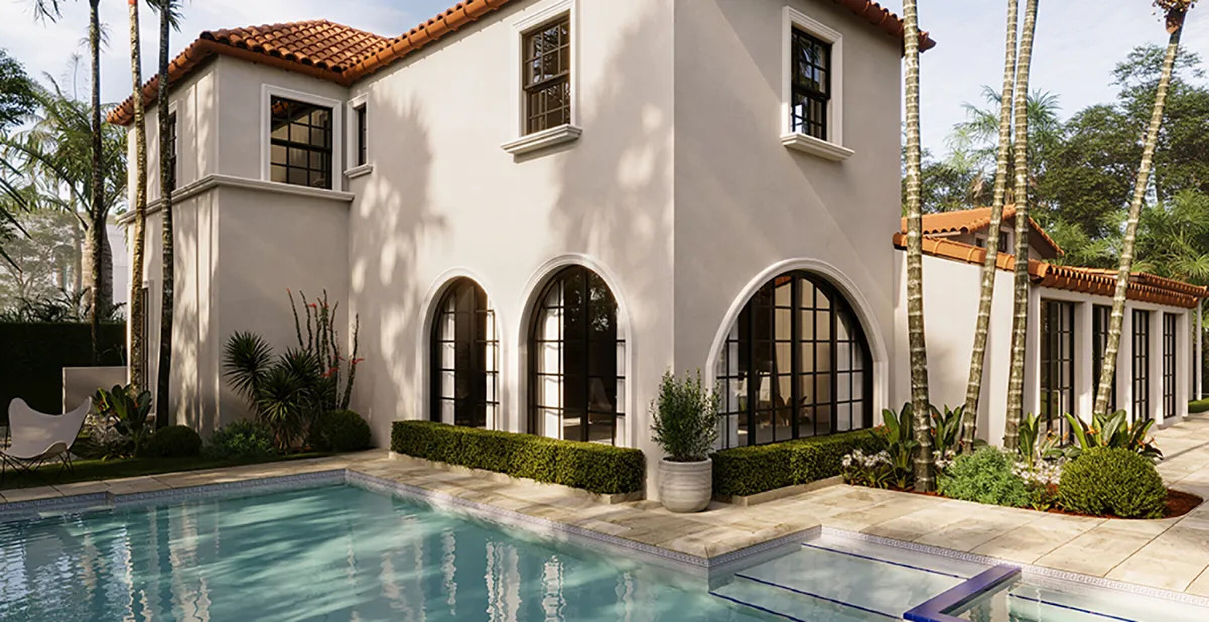 De villa in Miami tegenover David Beckham