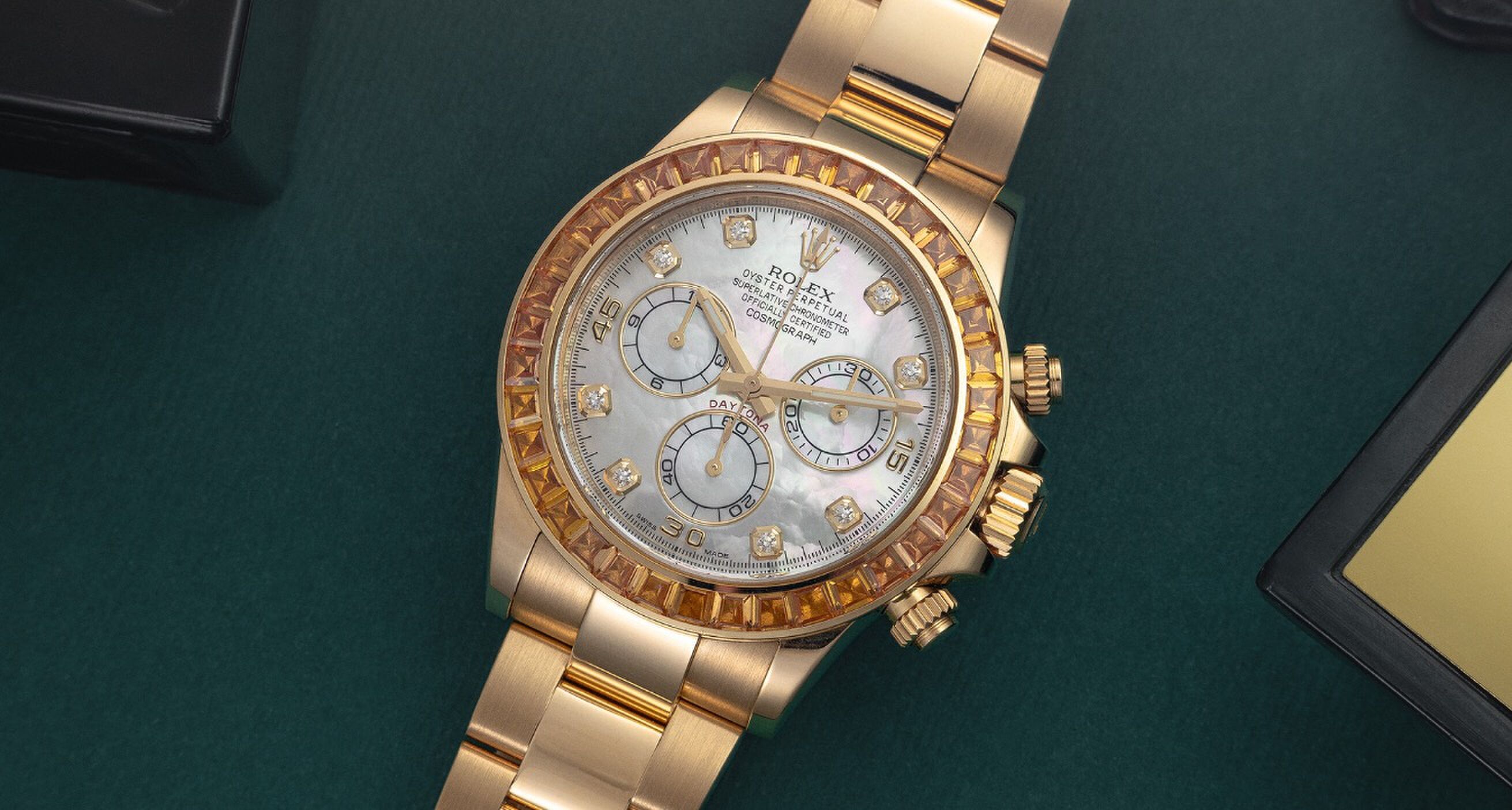 De Rolex Daytona 116578SACO die naar de veiling gaat