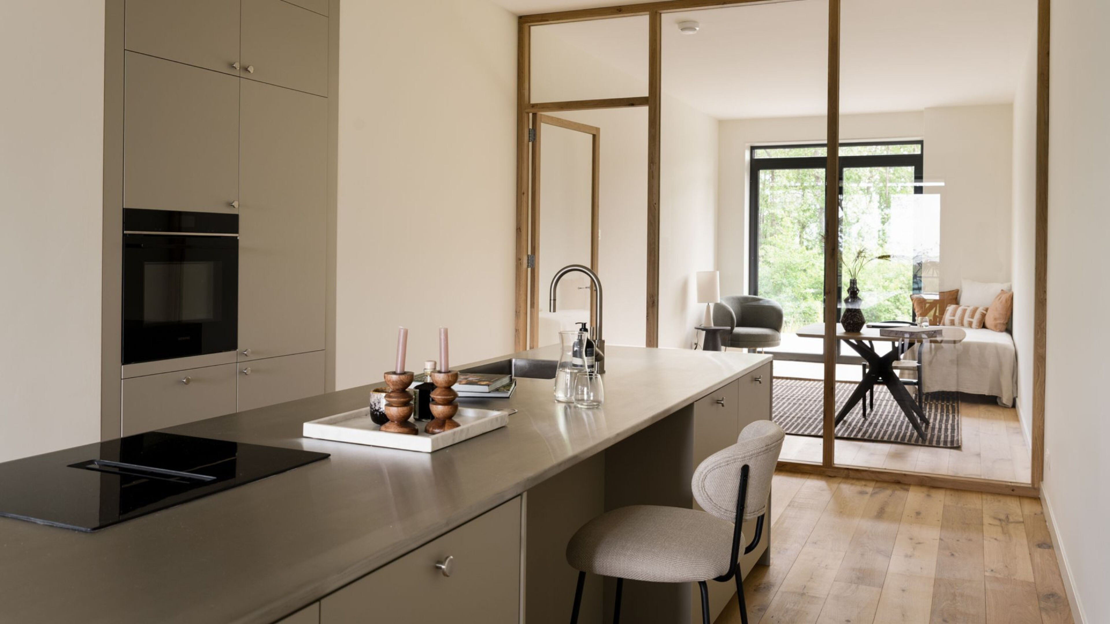 Het appartement van Sander Schimmelpenninck in Muiden