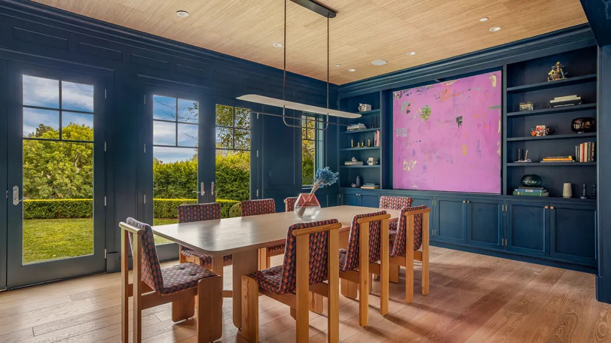 De woning met micro-wijngaard in Los Angeles