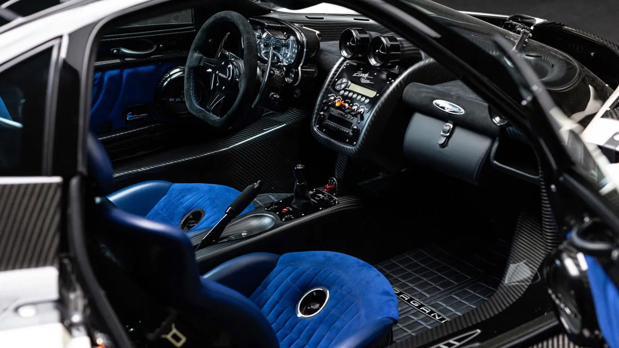 Het interieur van de Pagani Zonda
