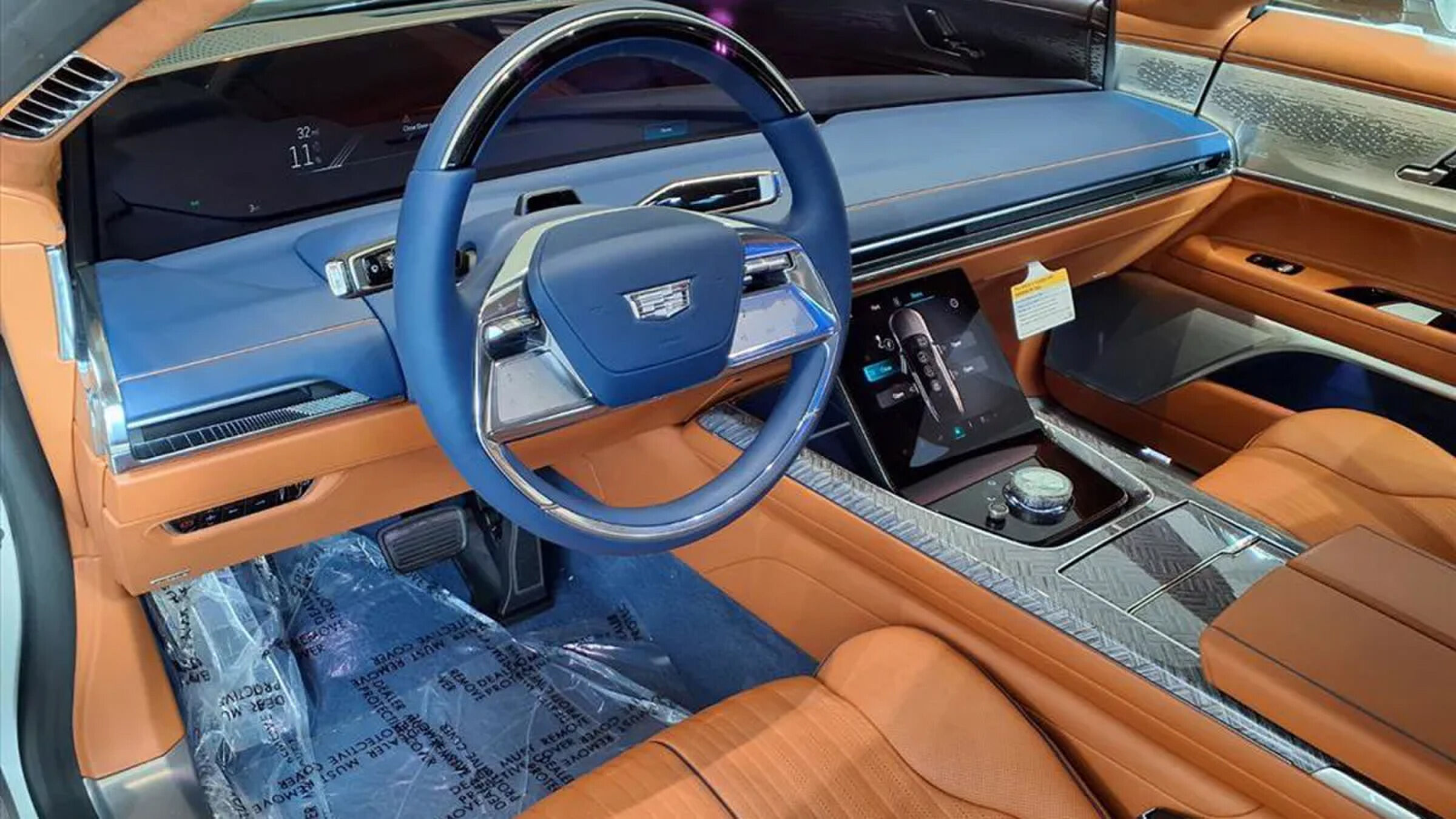 Het interieur van de Cadillac Celestiq