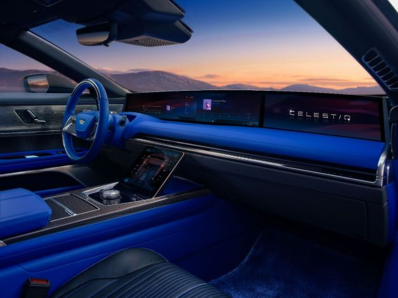 Het interieur van de Cadillac Celestiq